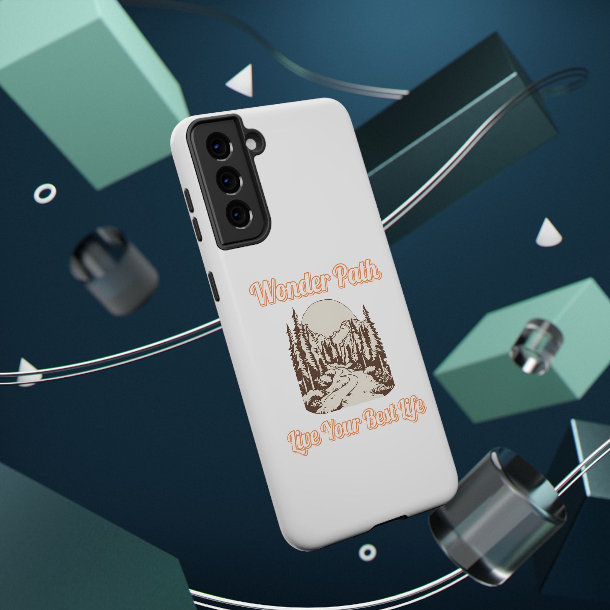 Wonder Path Impact-Resistant Phone Case - Live Your Best Life Design