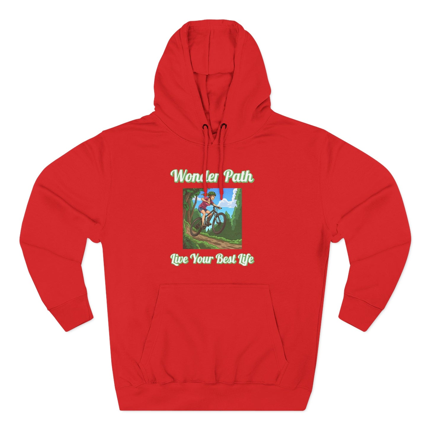 Inspirational Hoodie:  " Wonder Path, Live Your Best Life"