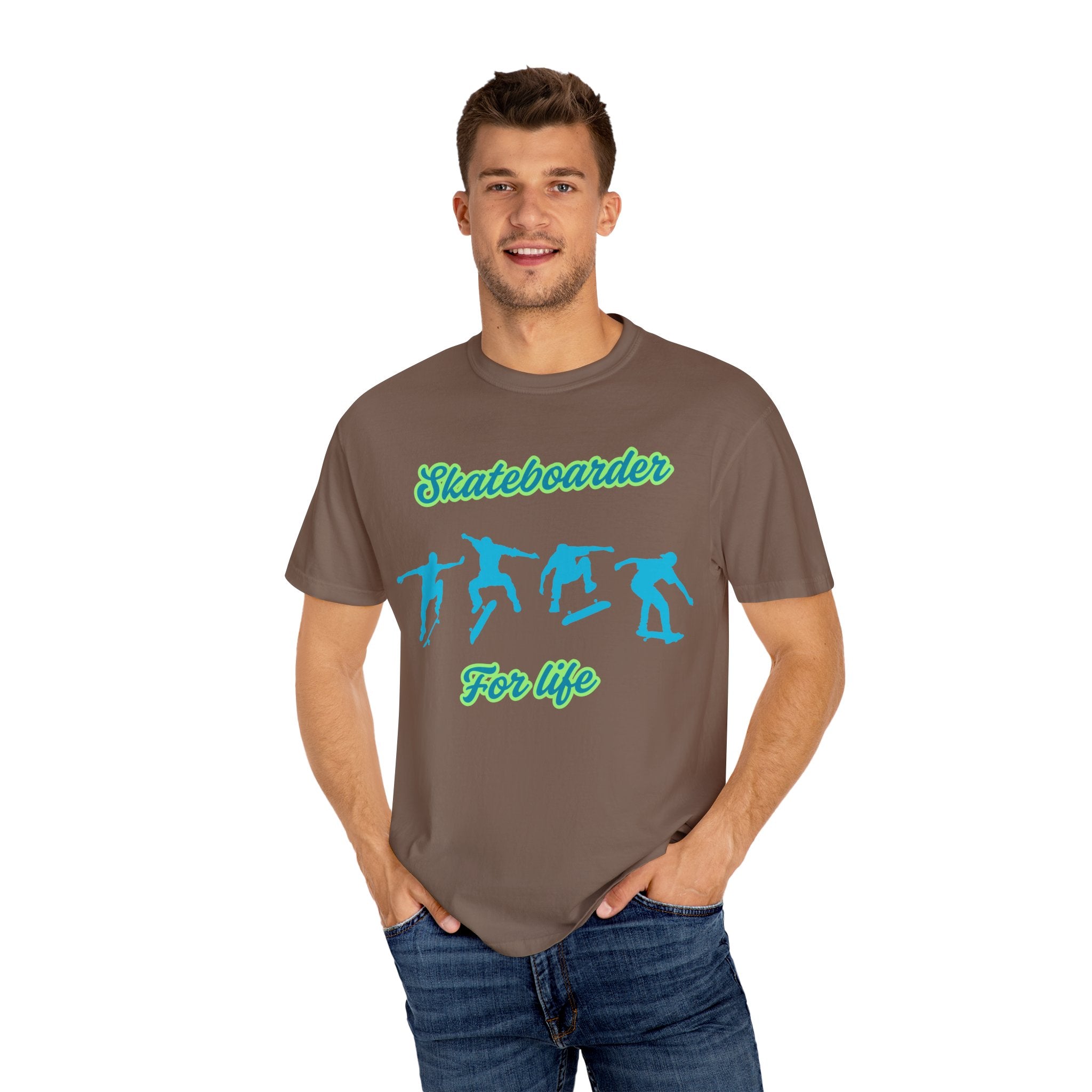 Skateboarder Life T-Shirt, Unisex Graphic Tee, Casual Wear, Gift for Skateboarders, Skate Style Apparel