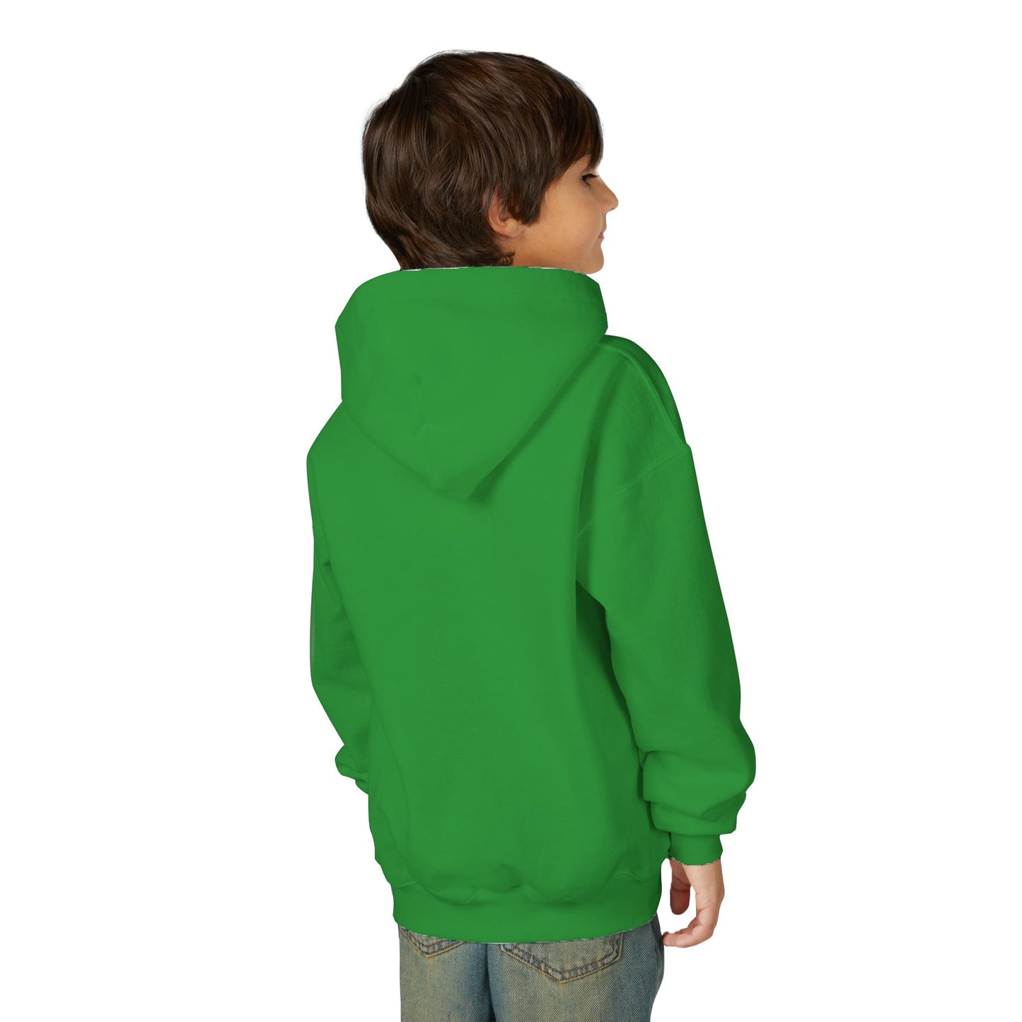 Youth Hoodie with Fun Bigfoot Design, Casual Sweatshirt for Kids, Perfect for Camp, Holidays, or Everyday Wear