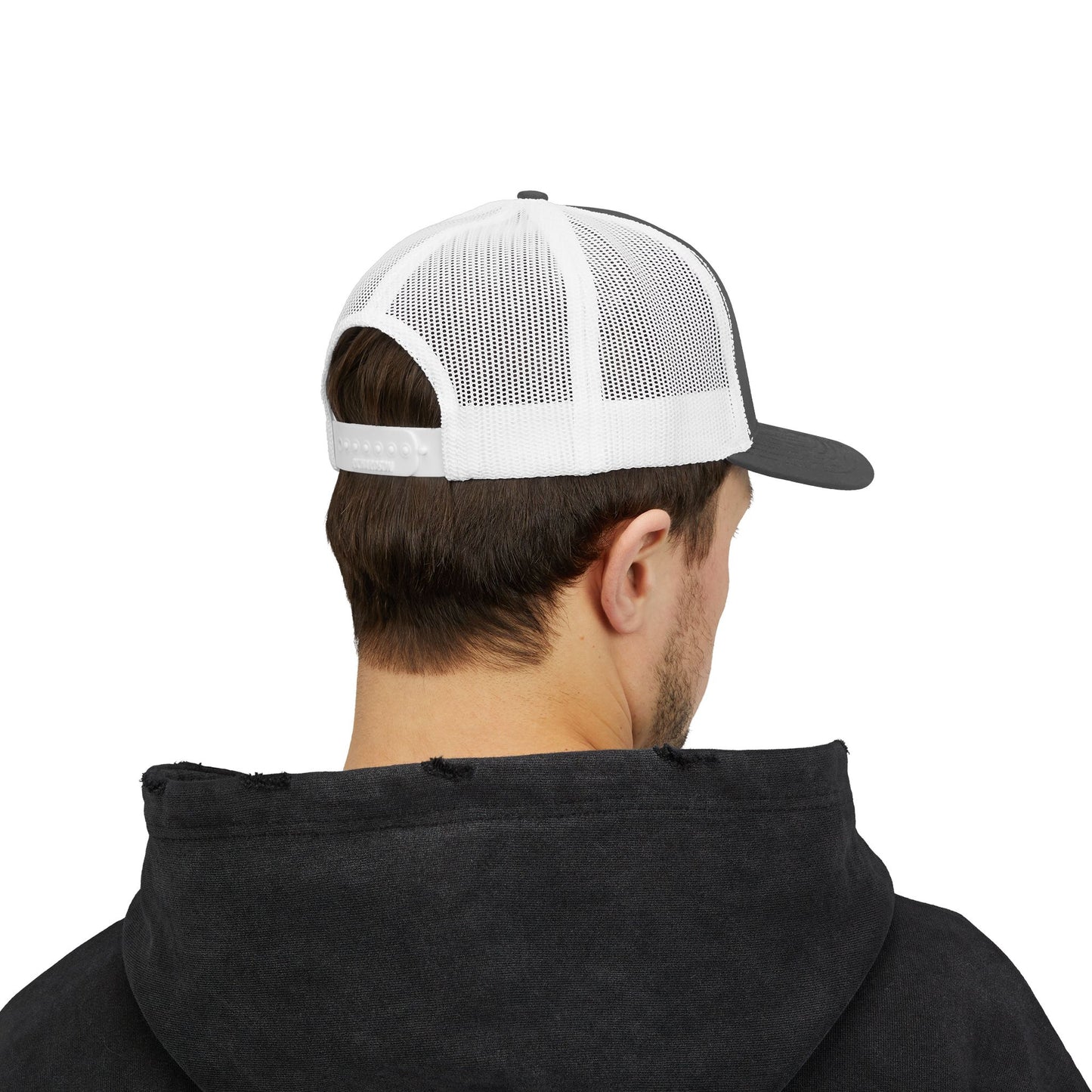 Patriotic Eagle Snapback Trucker Cap — USA Flag Graphic
