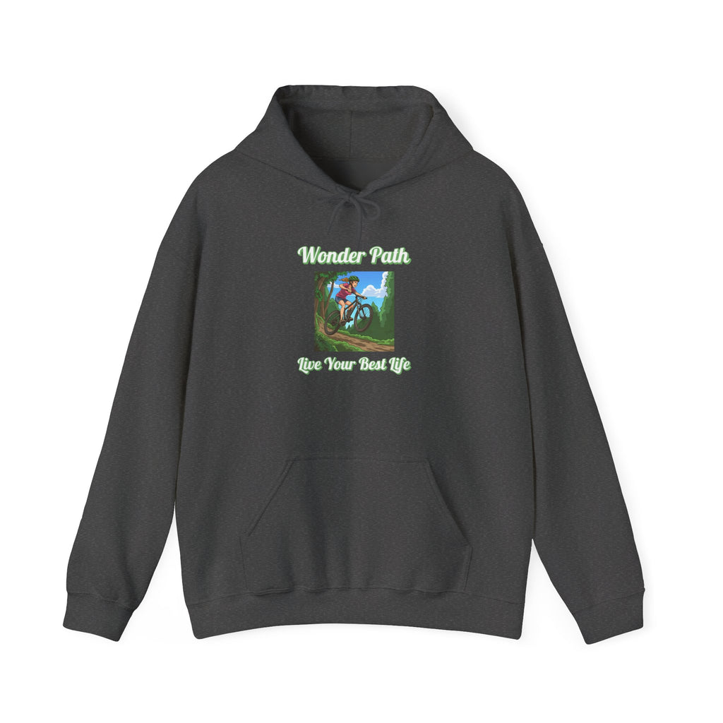 Wonder Path Unisex Hooded Sweatshirt | Inspirational Sweatshirt, Cozy Casual Wear, Gift for Nature Lovers, Unique Hoodie, Everyday Comfort