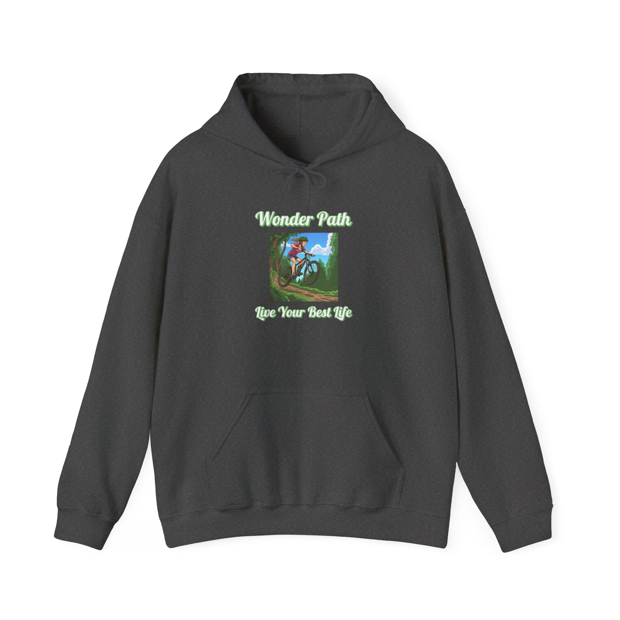 Wonder Path Unisex Hooded Sweatshirt | Inspirational Sweatshirt, Cozy Casual Wear, Gift for Nature Lovers, Unique Hoodie, Everyday Comfort