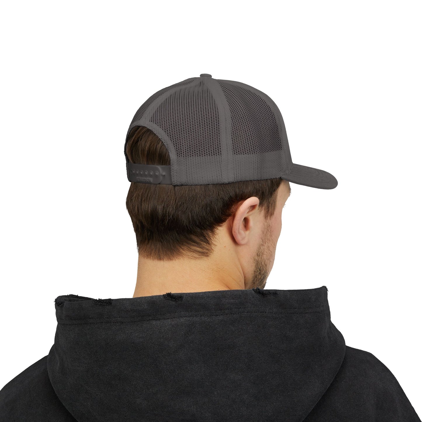 Patriotic Eagle Snapback Trucker Cap — USA Flag Graphic