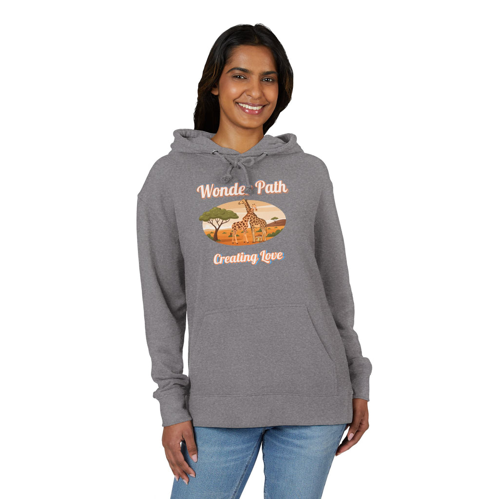 Giraffe 'Love Fearlessly' Hoodie — Wonder Path Graphic Pullover
