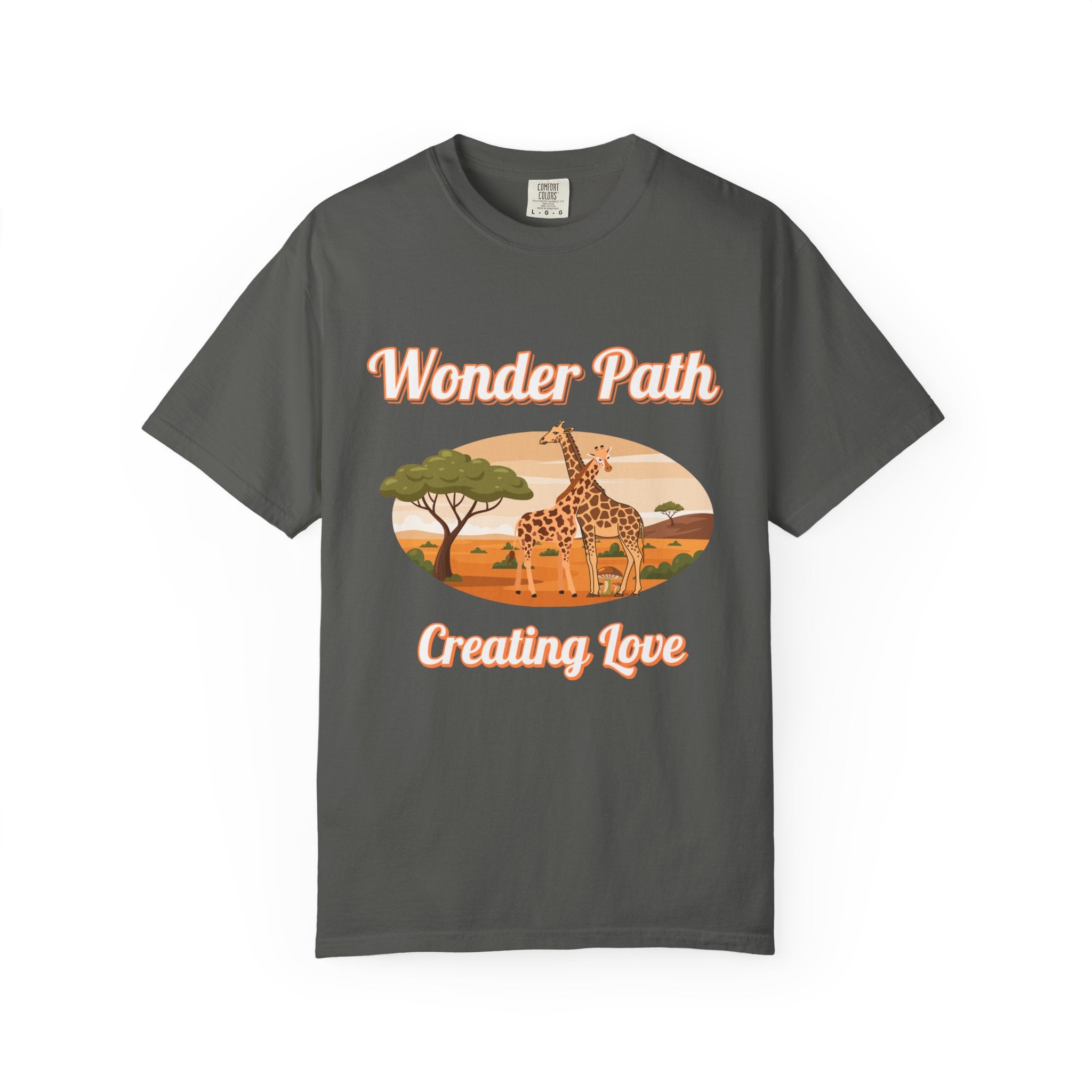 Giraffe Safari «Wonder Path Creating Love» T-Shirt