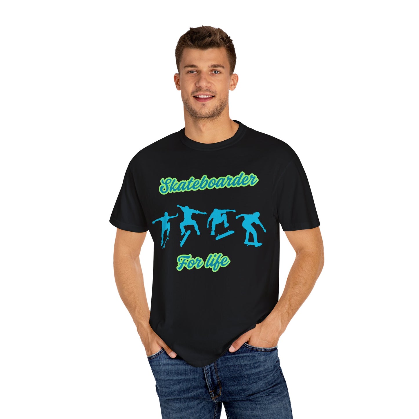 Skateboarder Life T-Shirt, Unisex Graphic Tee, Casual Wear, Gift for Skateboarders, Skate Style Apparel