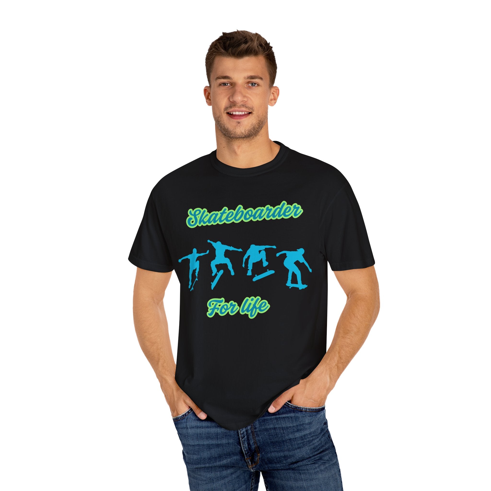 Skateboarder Life T-Shirt, Unisex Graphic Tee, Casual Wear, Gift for Skateboarders, Skate Style Apparel