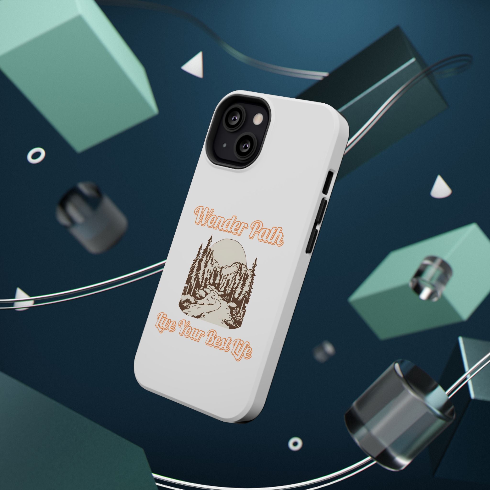 Wonder Path Impact-Resistant Phone Case - Live Your Best Life Design