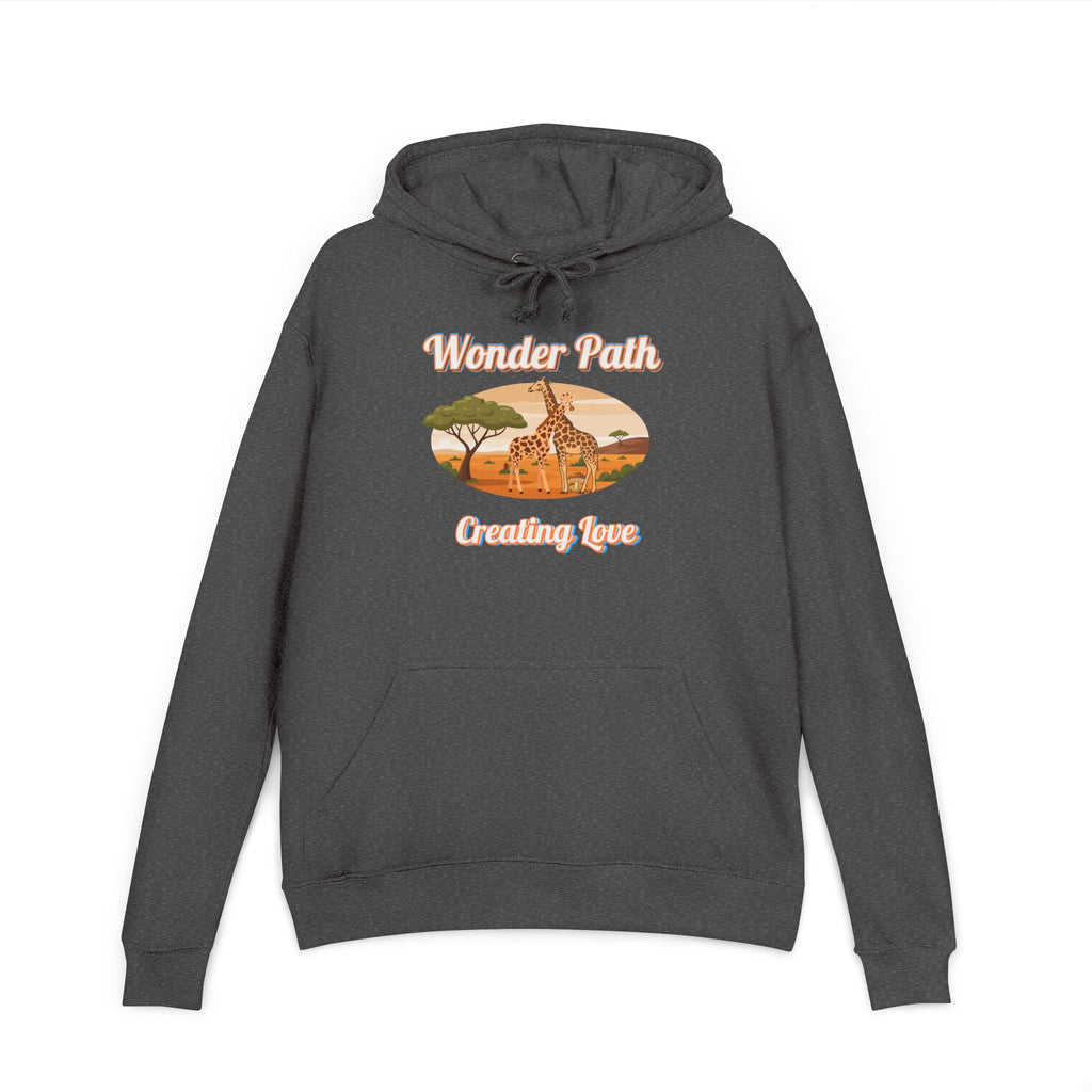 Giraffe 'Love Fearlessly' Hoodie — Wonder Path Graphic Pullover