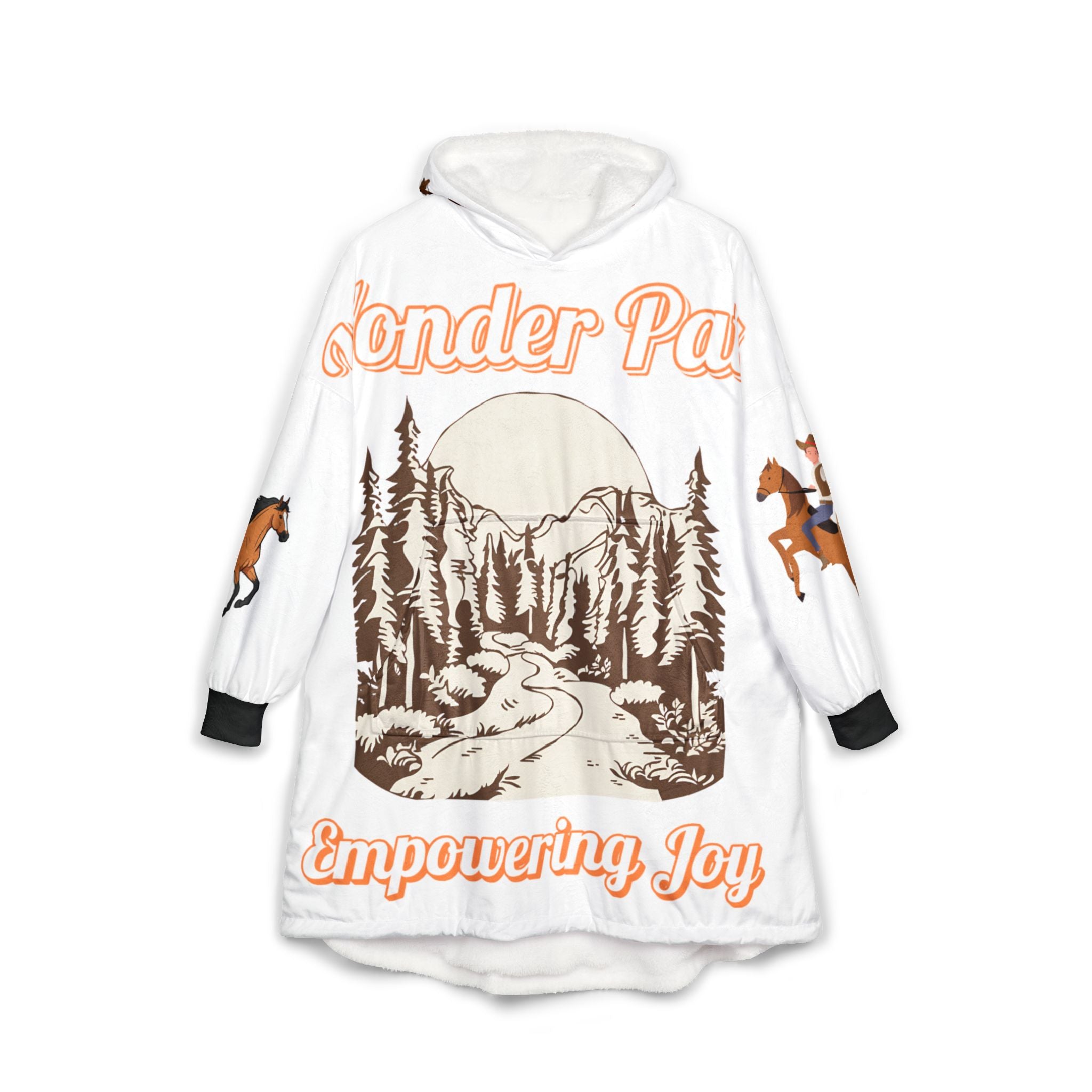 Empowering Joy Unisex Hooded Blanket