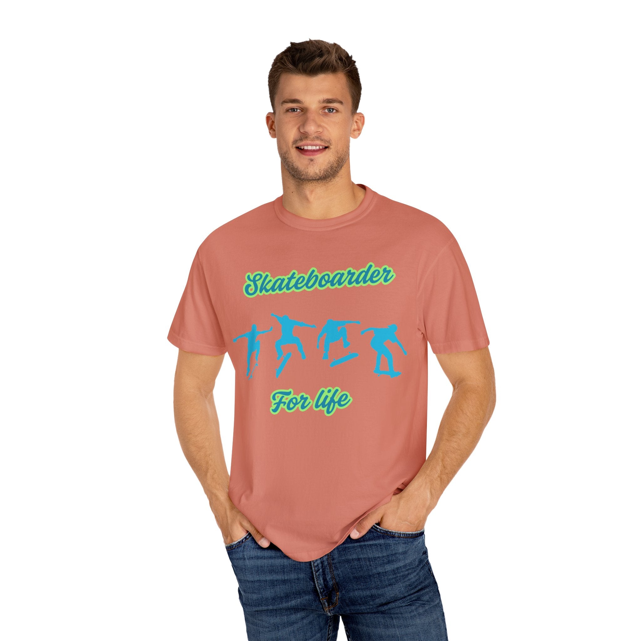Skateboarder Life T-Shirt, Unisex Graphic Tee, Casual Wear, Gift for Skateboarders, Skate Style Apparel