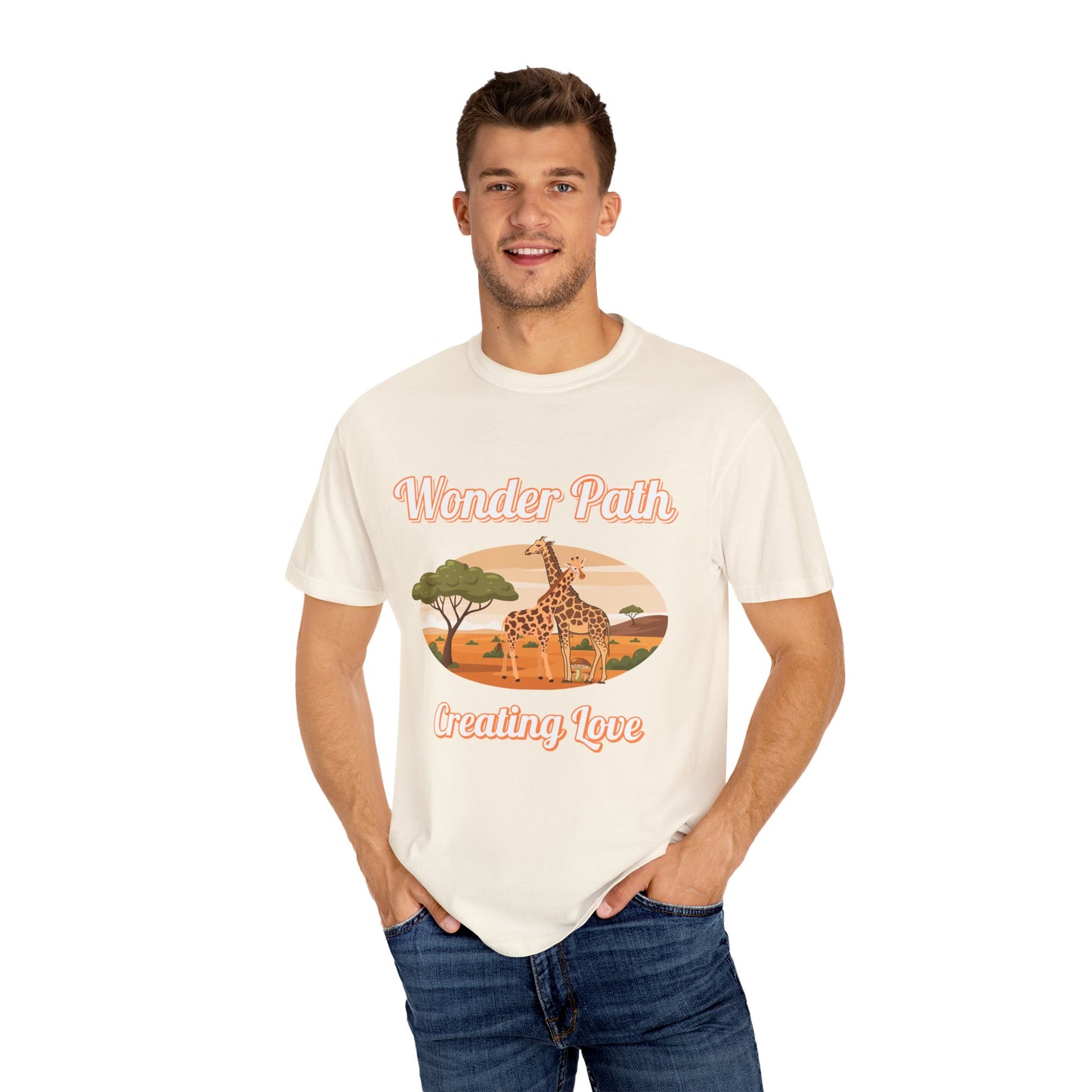 Giraffe Safari «Wonder Path Creating Love» T-Shirt