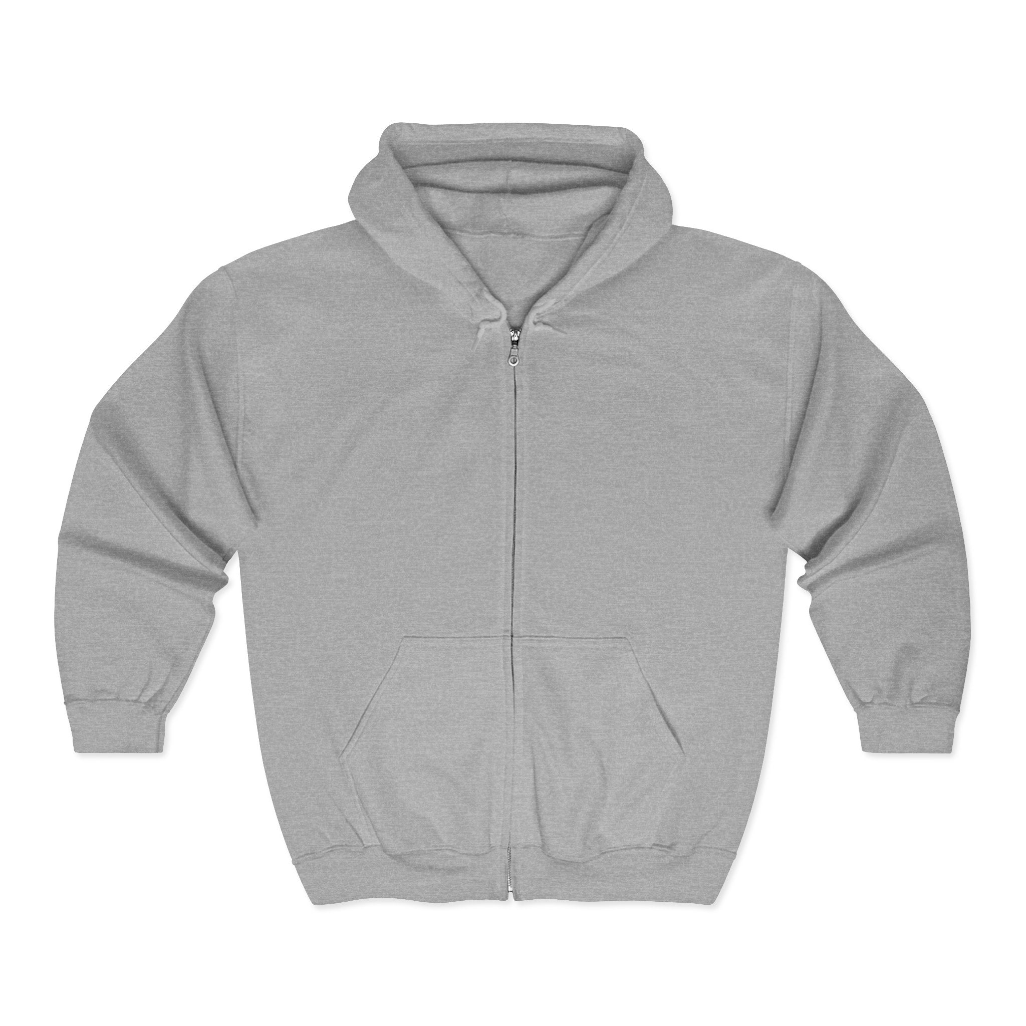 Cozy Unisex Full Zip Hoodie for Everyday Comfort