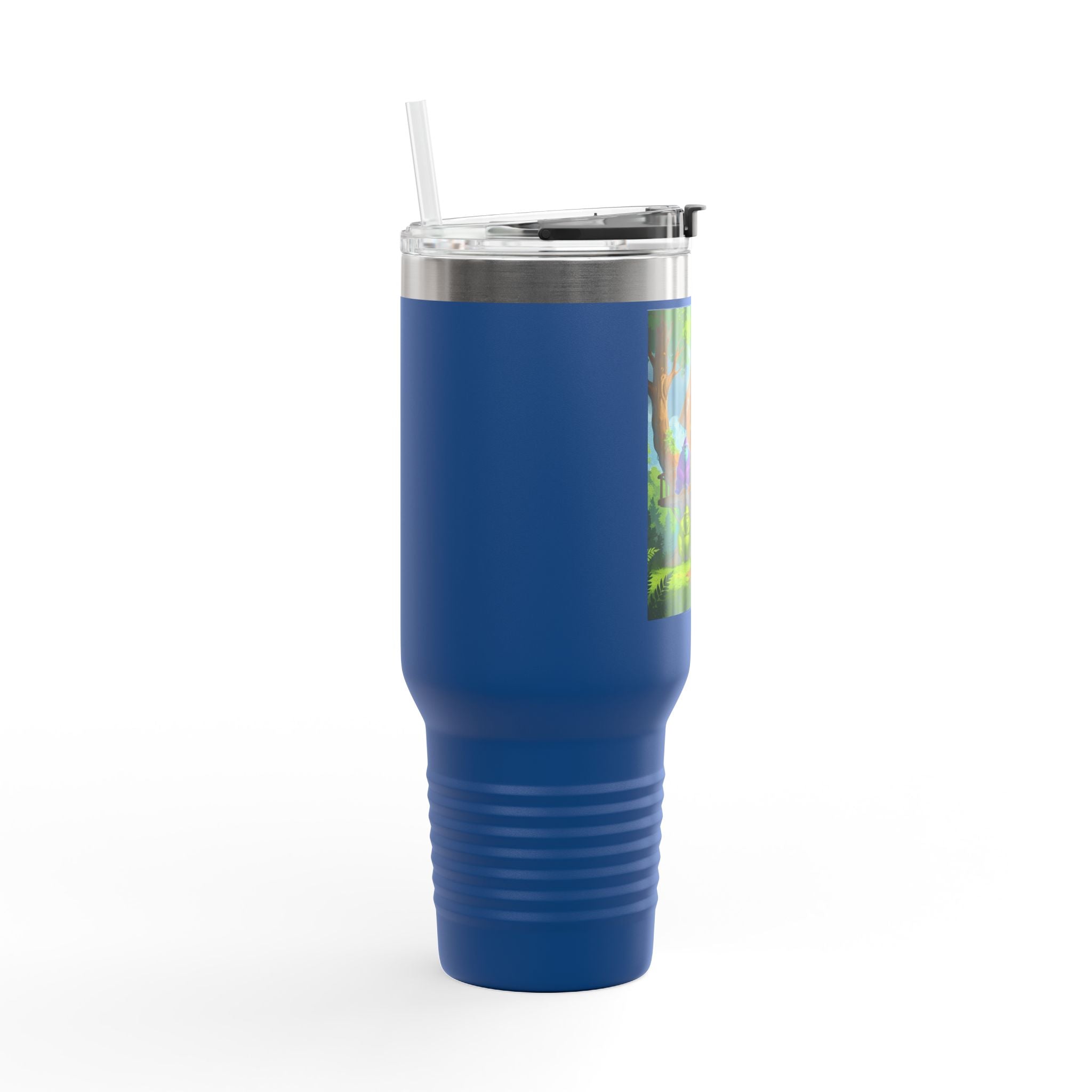Vibrant Insulated Travel Mug, 40oz - Perfect for Outdoor Adventures, Gifts for Coffee Lovers, Eco-Friendly Insulated Drinkware