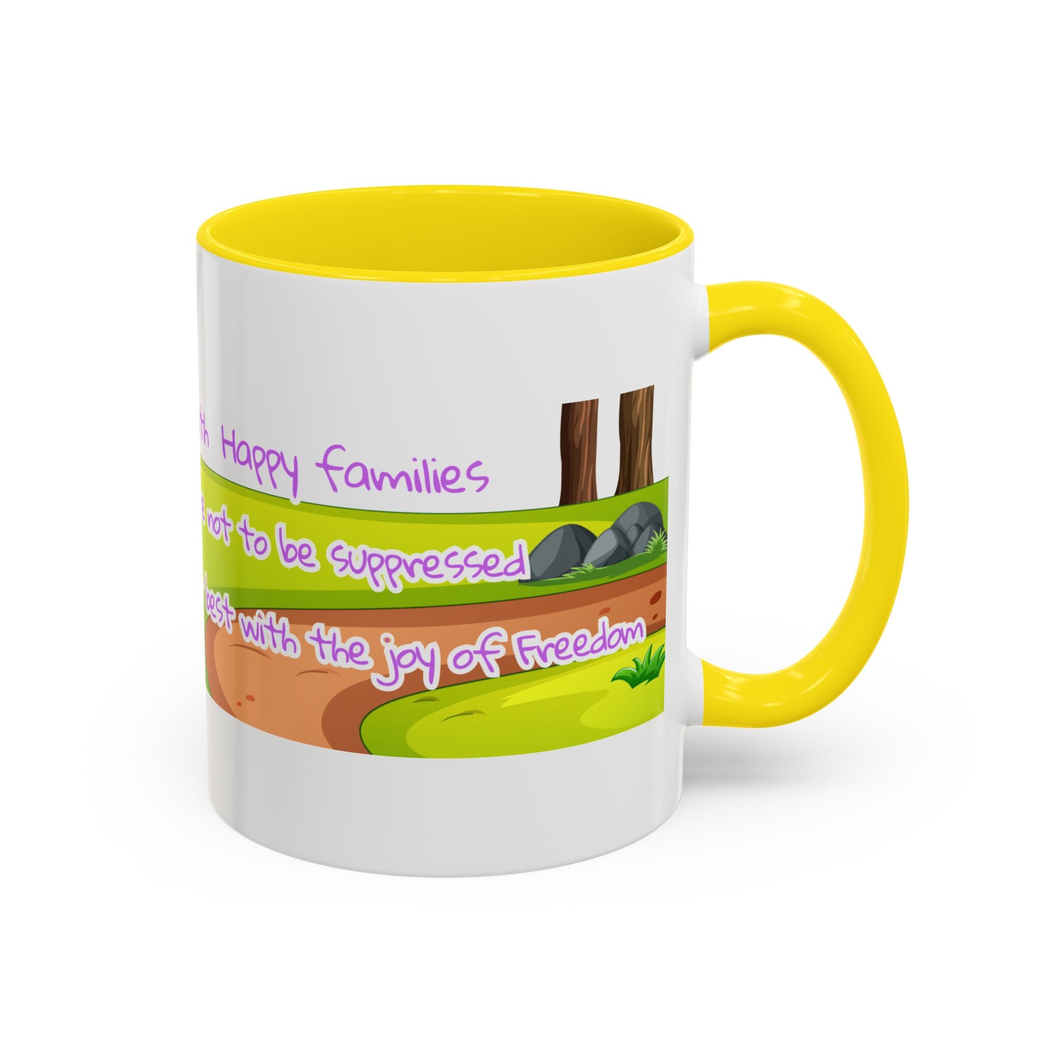 Whimsical Family Coffee Mug - Perfect Gift for Parents, Fun Kitchen Decor, Inspirational Drinkware, Housewarming Present, Joyful Vibes
