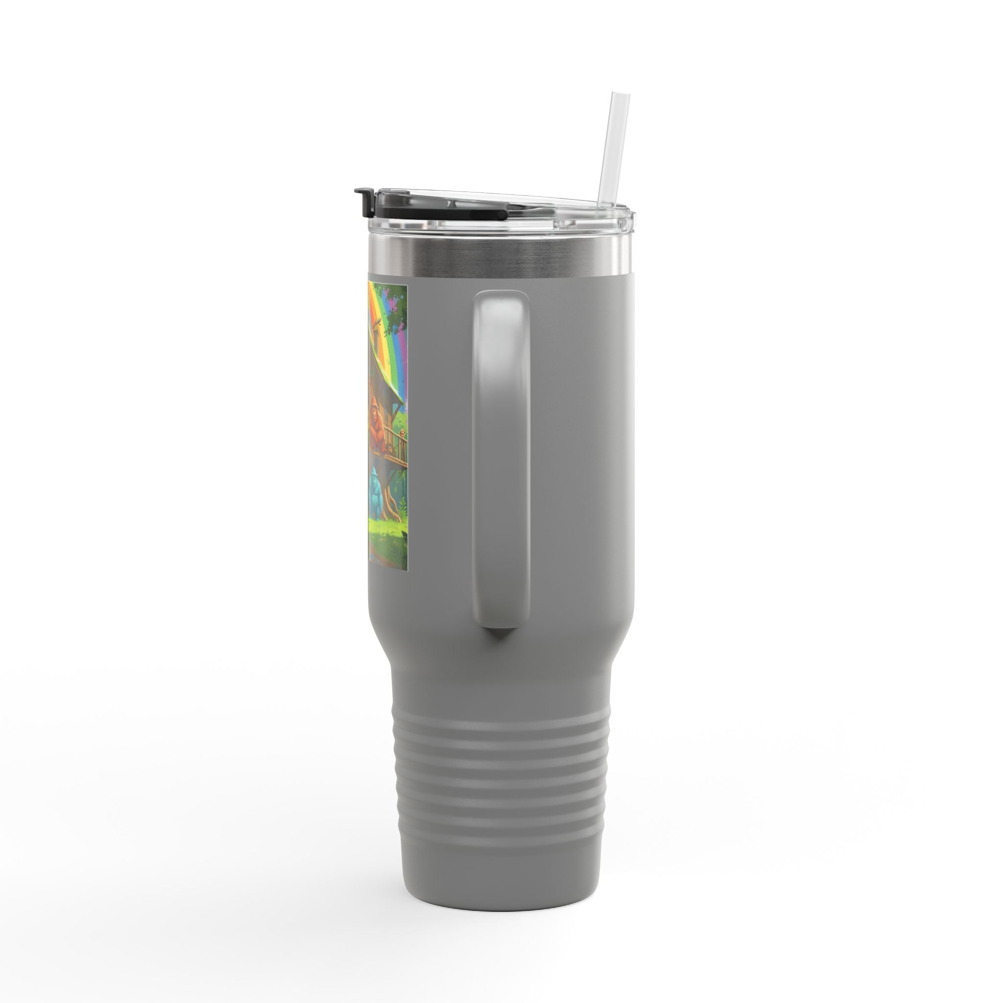 Vibrant Insulated Travel Mug, 40oz - Perfect for Outdoor Adventures, Gifts for Coffee Lovers, Eco-Friendly Insulated Drinkware