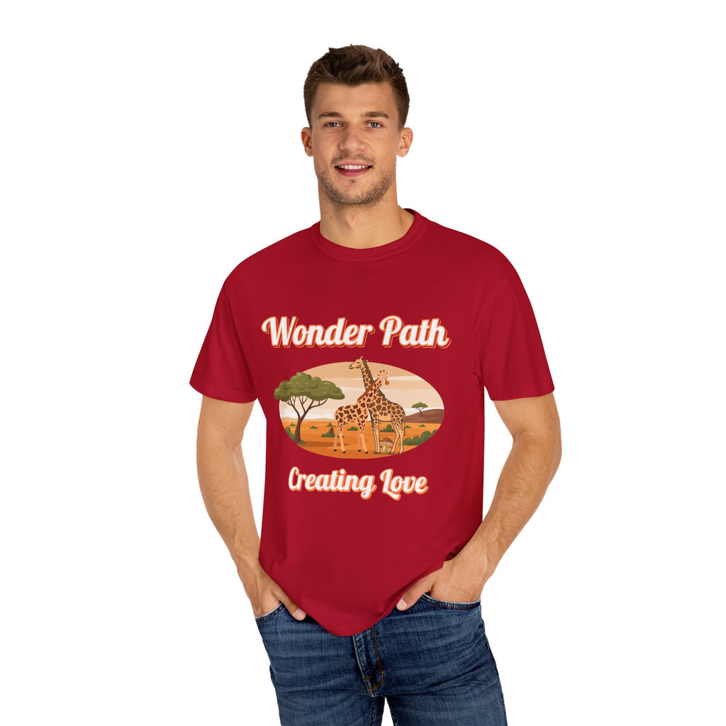 Giraffe Safari «Wonder Path Creating Love» T-Shirt