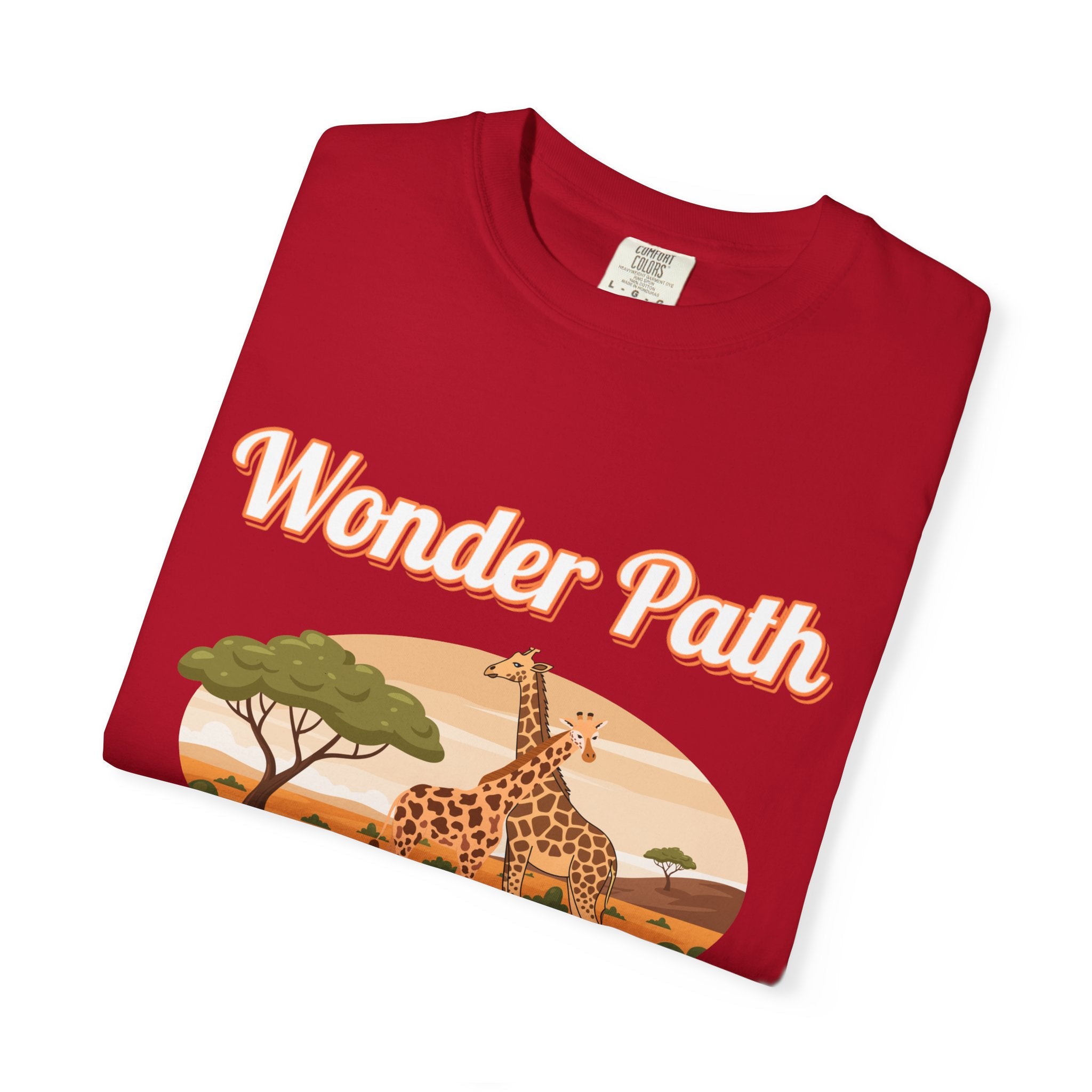 Giraffe Safari «Wonder Path Creating Love» T-Shirt