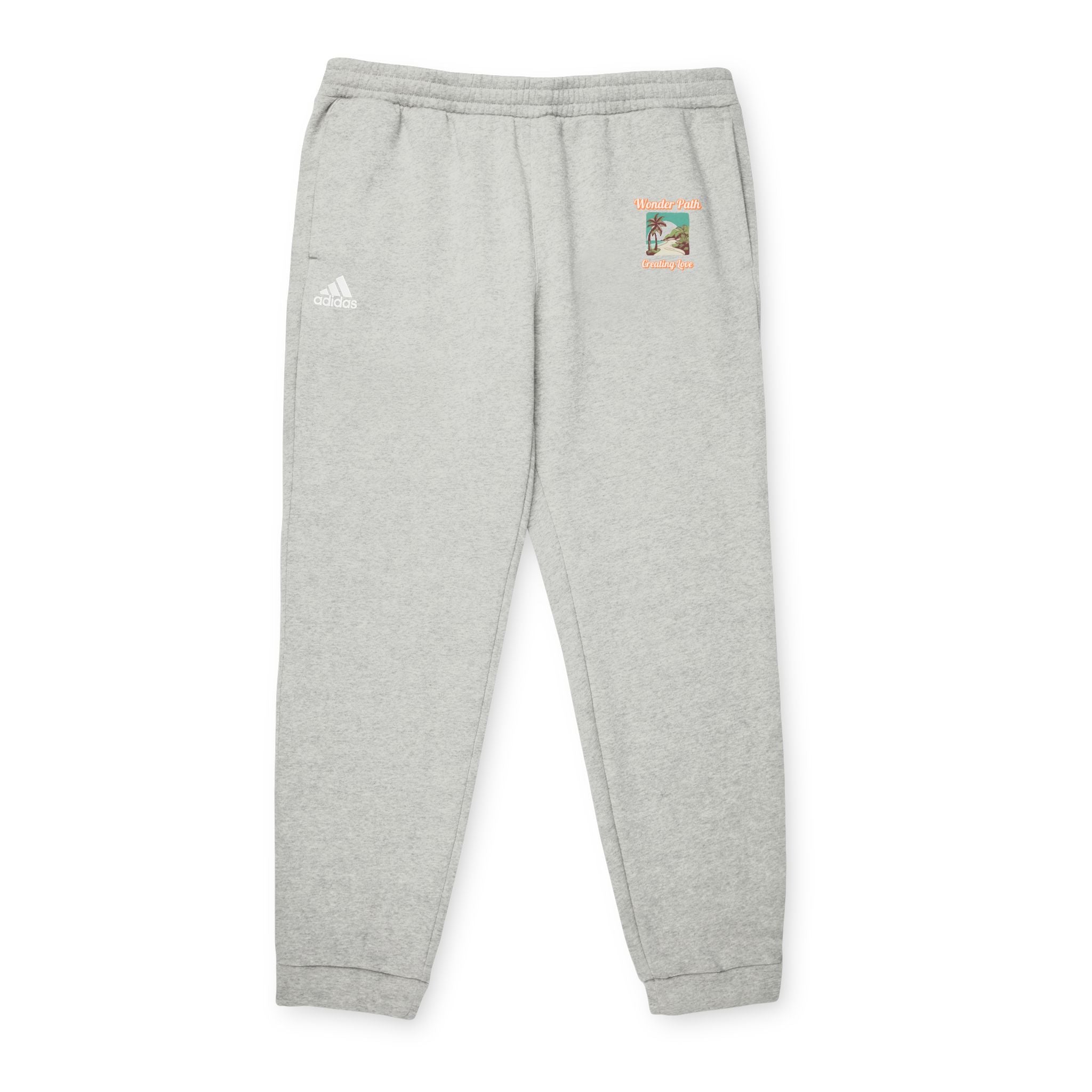 Fleece Joggers — Retro Surf Patch Graphic