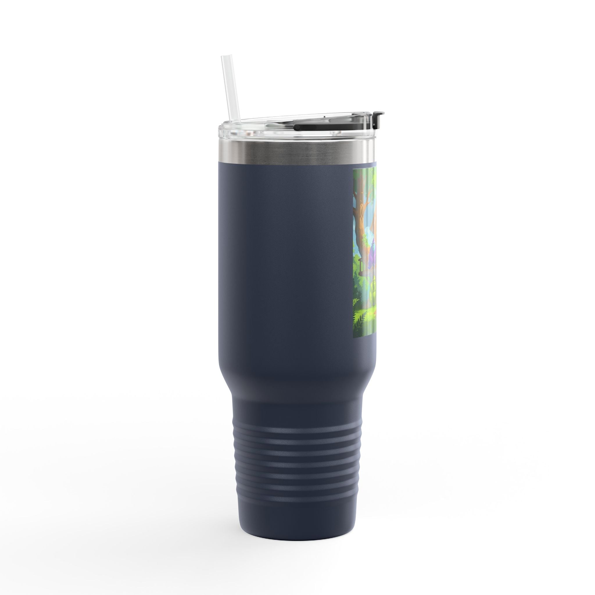 Vibrant Insulated Travel Mug, 40oz - Perfect for Outdoor Adventures, Gifts for Coffee Lovers, Eco-Friendly Insulated Drinkware