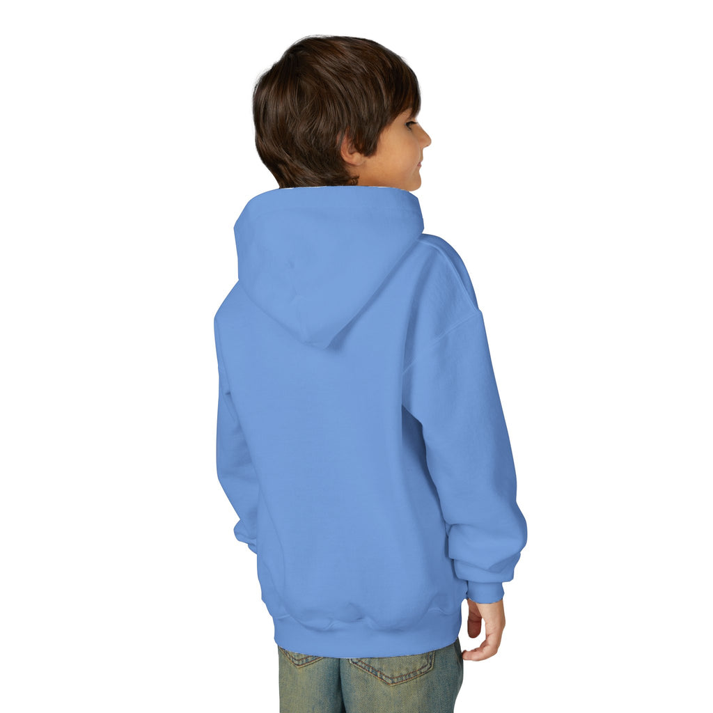 Youth Hoodie with Fun Bigfoot Design, Casual Sweatshirt for Kids, Perfect for Camp, Holidays, or Everyday Wear