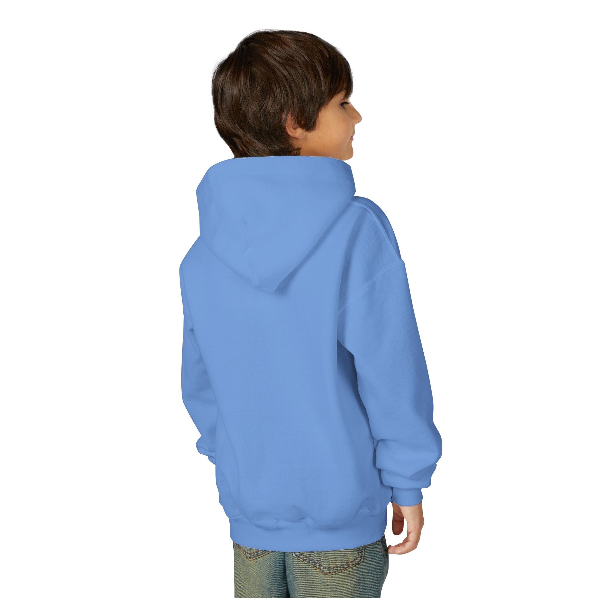 Youth Hoodie with Fun Bigfoot Design, Casual Sweatshirt for Kids, Perfect for Camp, Holidays, or Everyday Wear