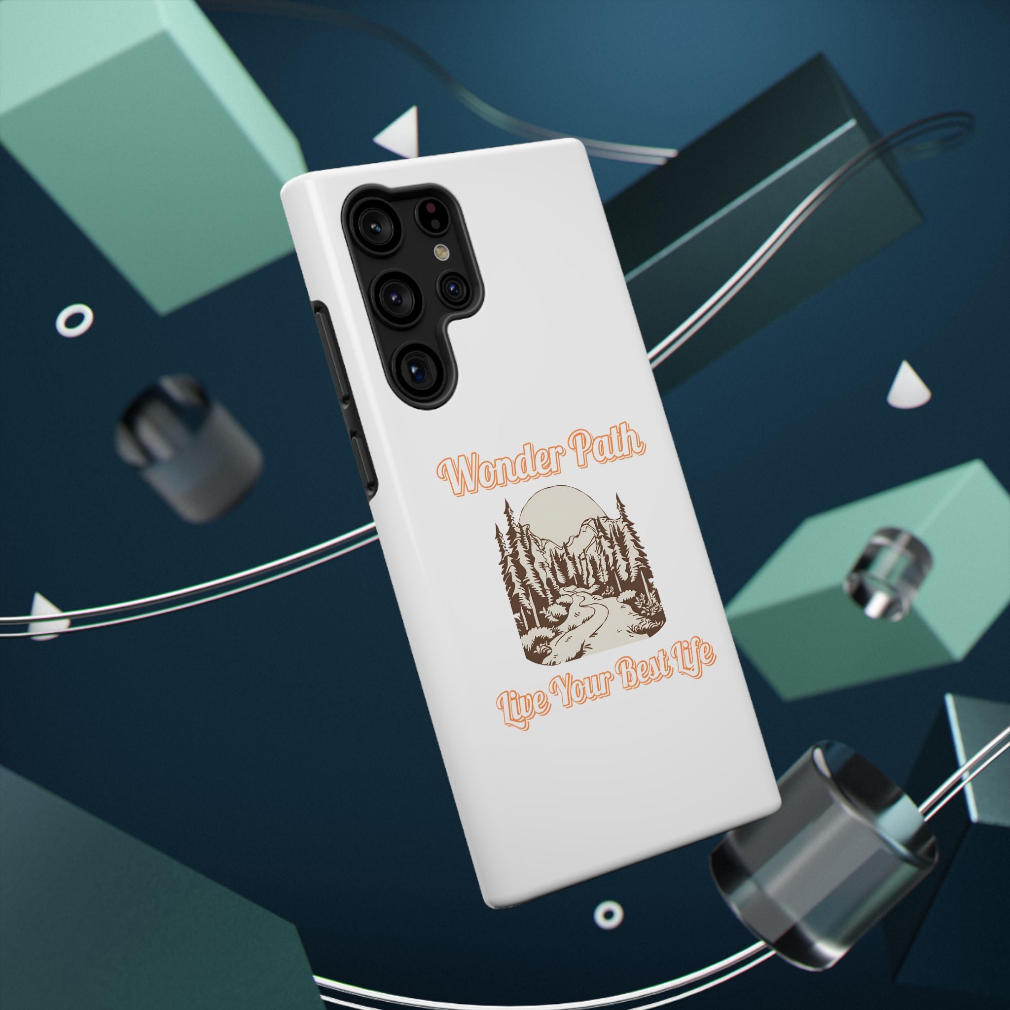Wonder Path Impact-Resistant Phone Case - Live Your Best Life Design