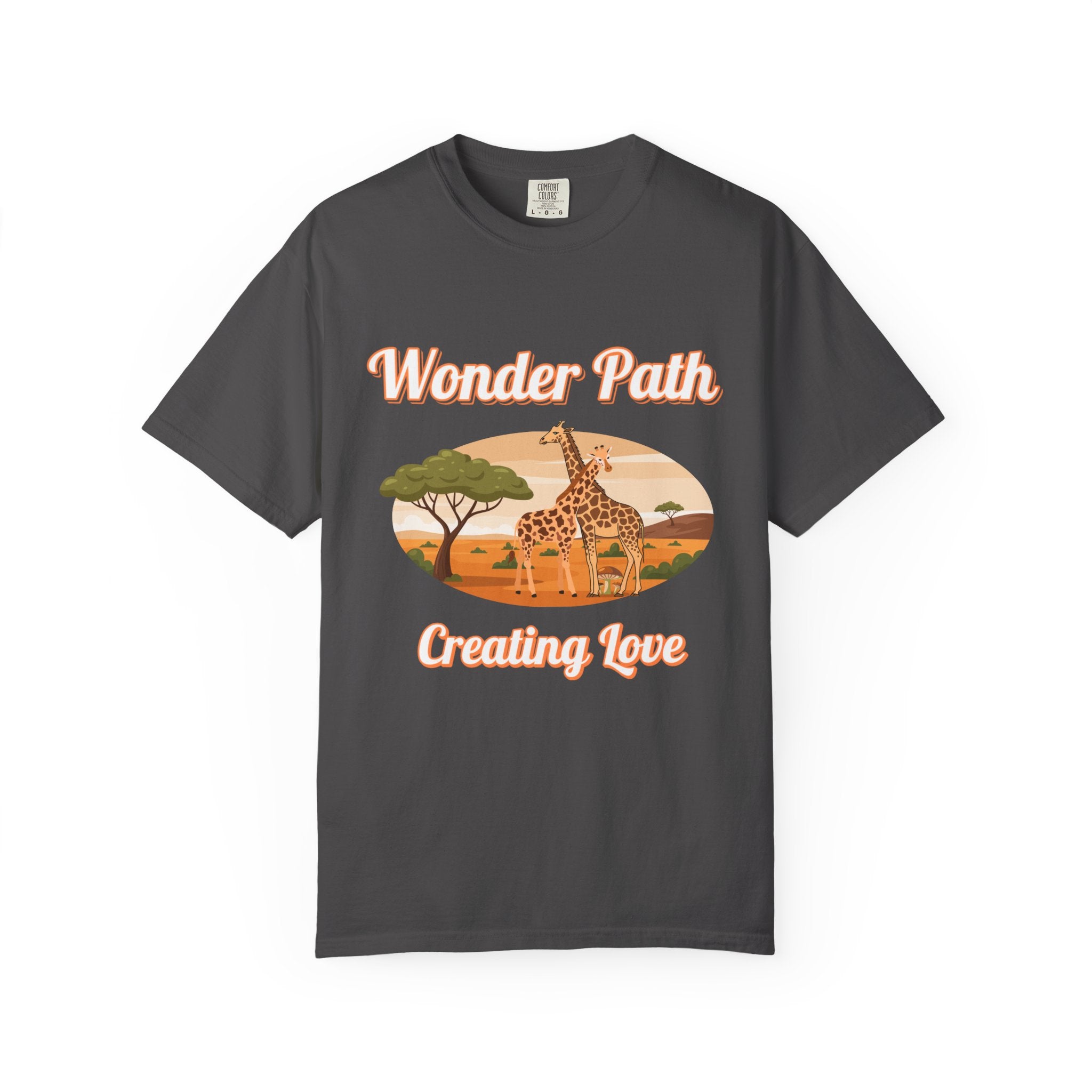 Giraffe Safari «Wonder Path Creating Love» T-Shirt