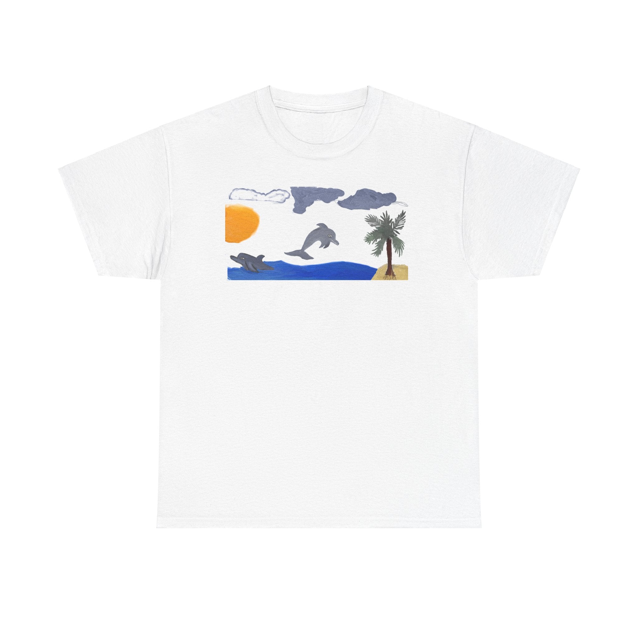Dolphins playing