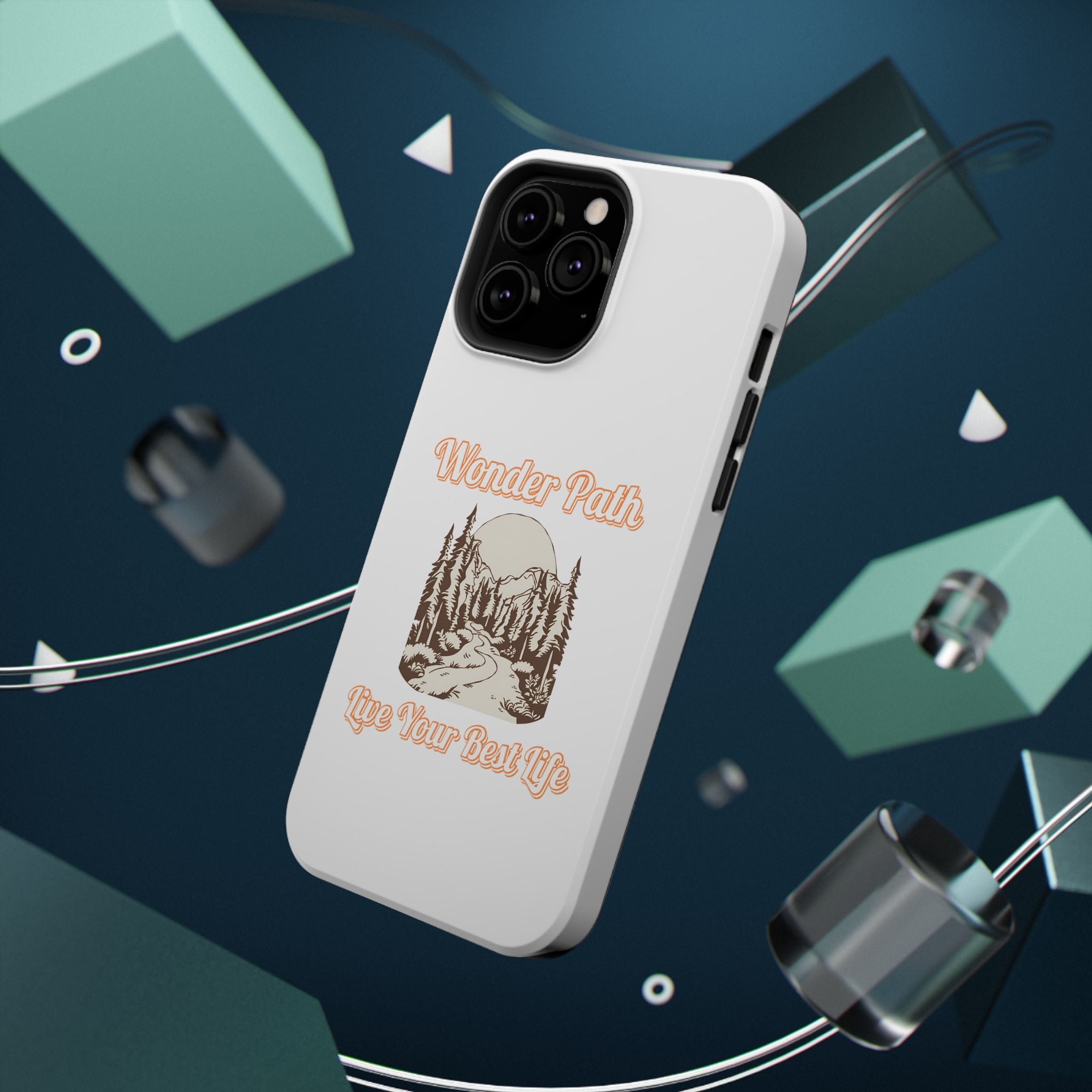 Wonder Path Impact-Resistant Phone Case - Live Your Best Life Design