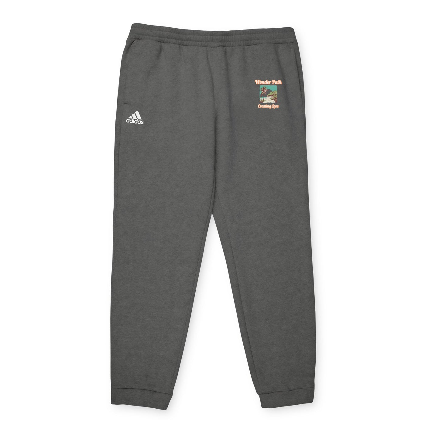 Fleece Joggers — Retro Surf Patch Graphic
