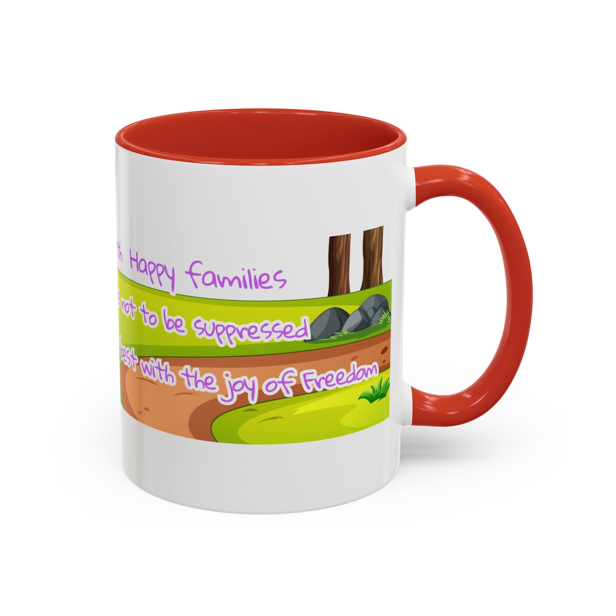Whimsical Family Coffee Mug - Perfect Gift for Parents, Fun Kitchen Decor, Inspirational Drinkware, Housewarming Present, Joyful Vibes