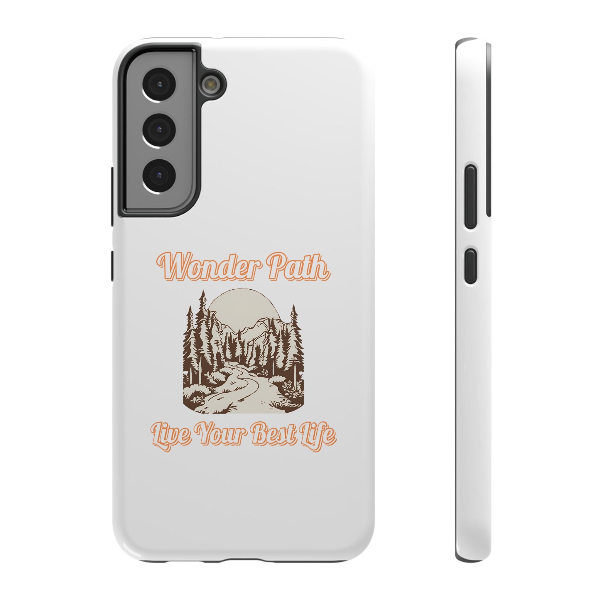 Wonder Path Impact-Resistant Phone Case - Live Your Best Life Design
