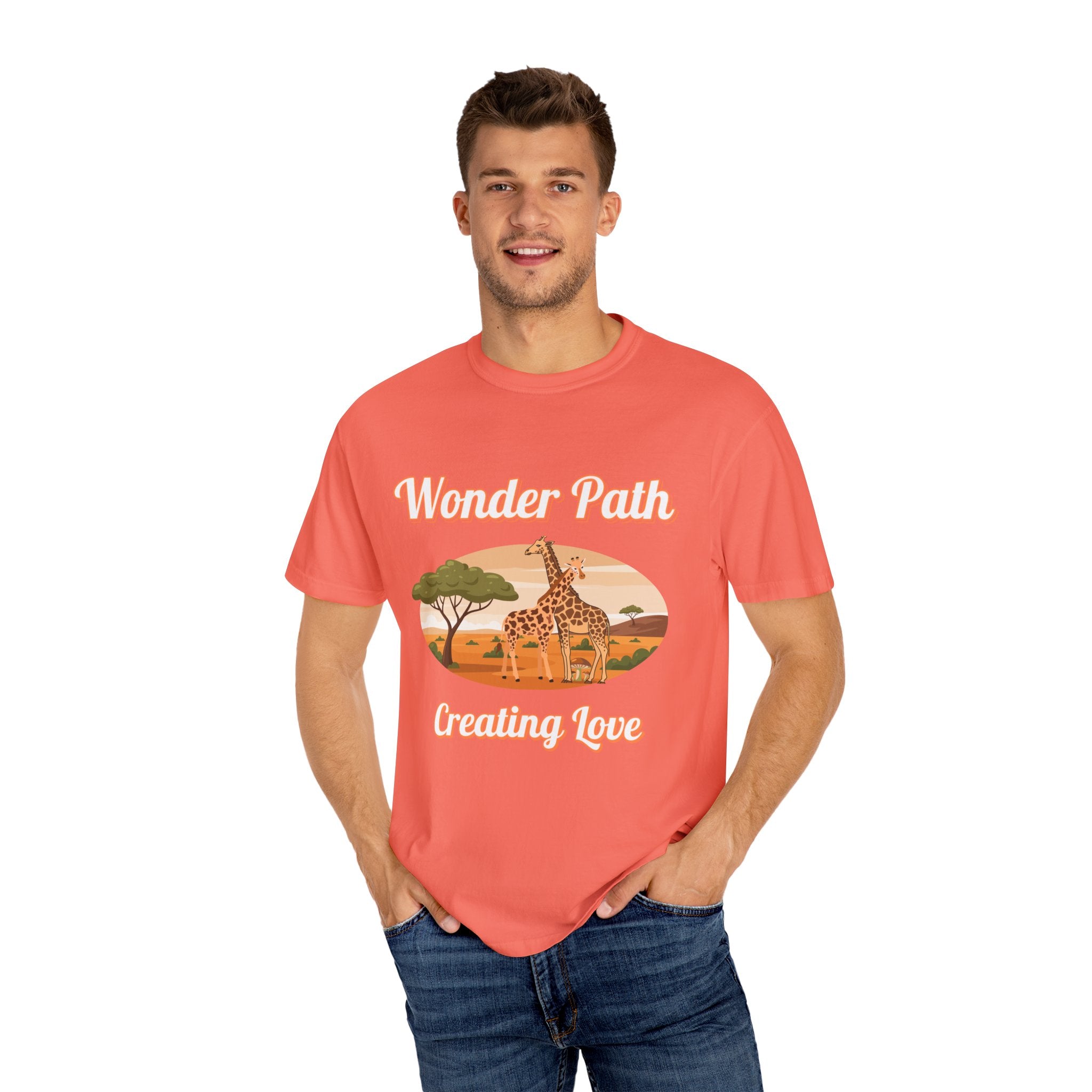 Giraffe Safari «Wonder Path Creating Love» T-Shirt