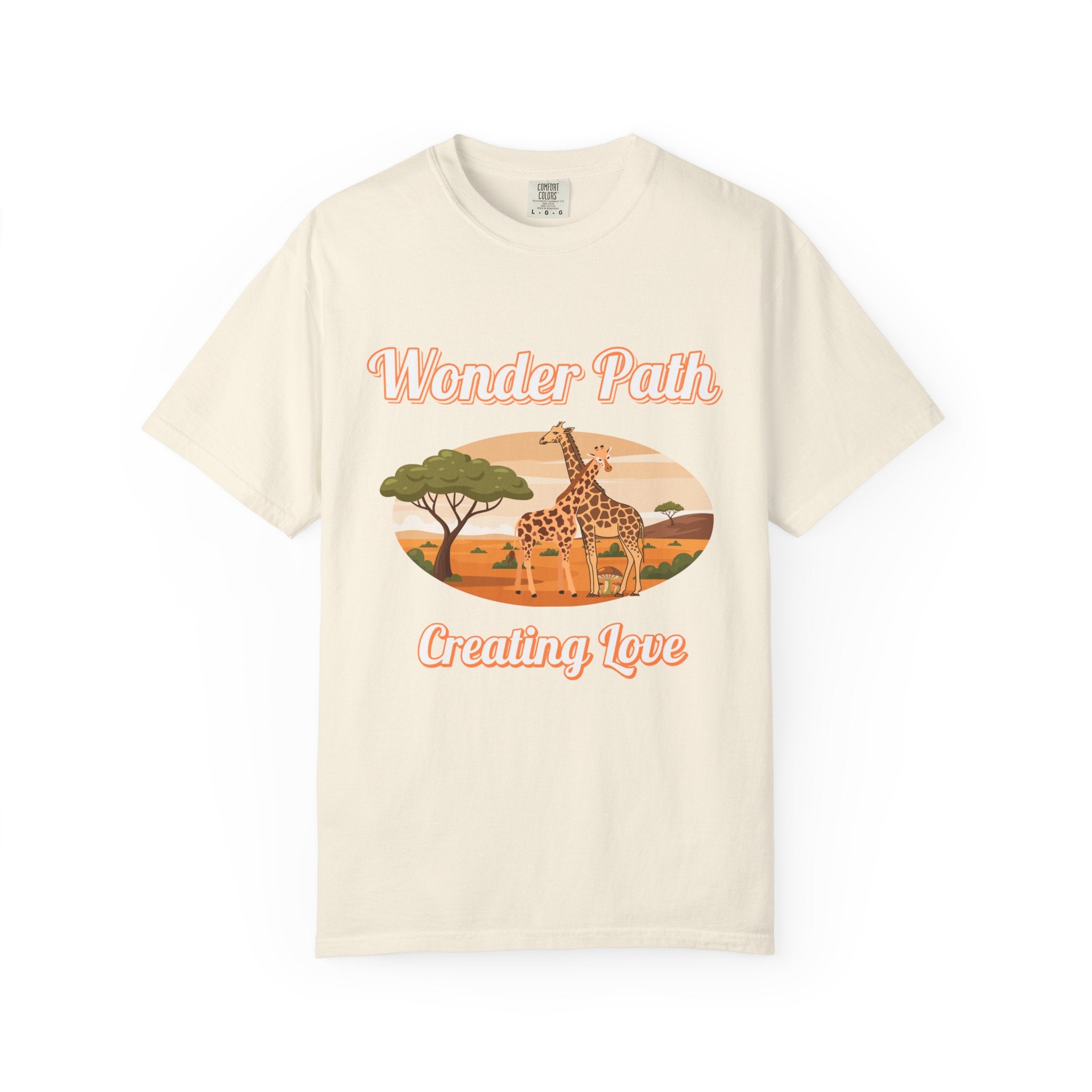 Giraffe Safari «Wonder Path Creating Love» T-Shirt