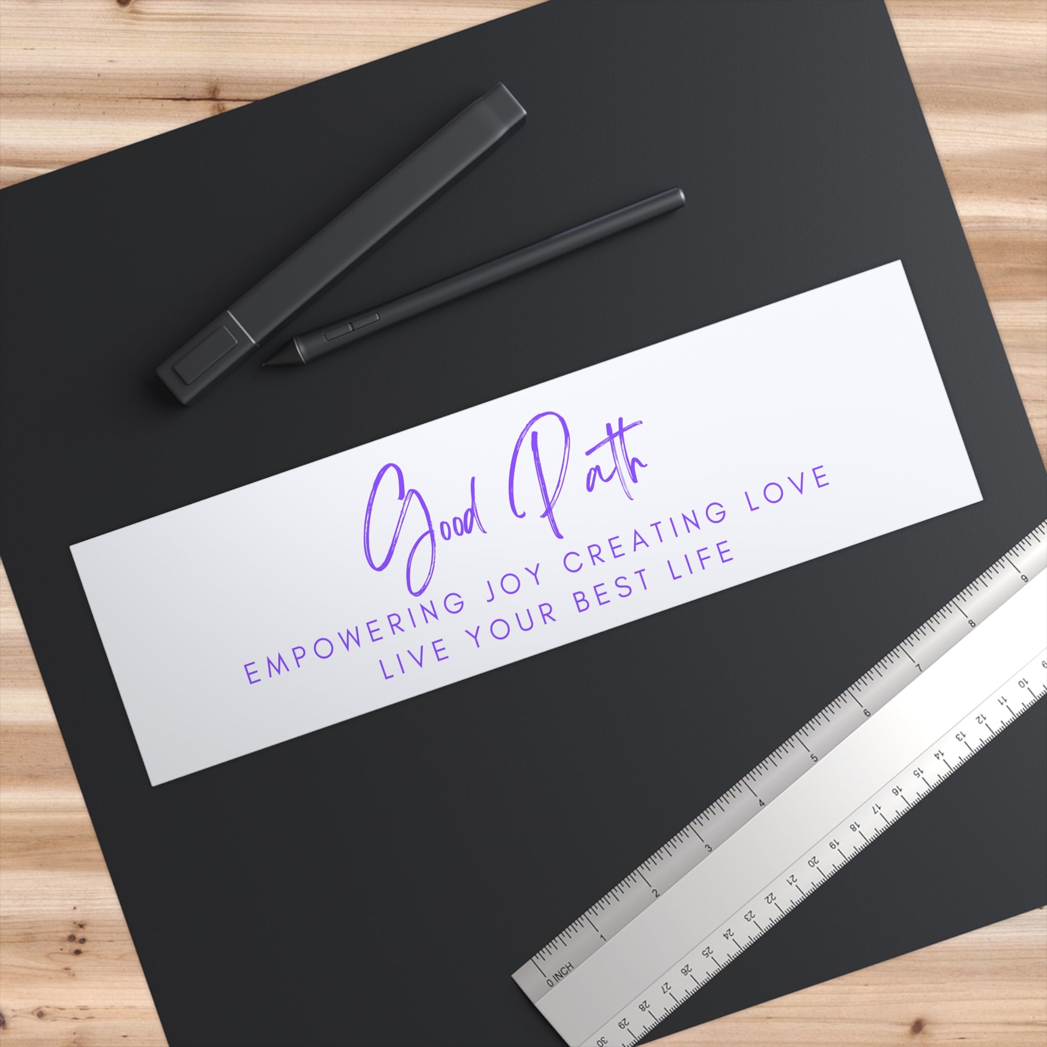 Empowering Good Path Bumper Stickers, Car Decals, Inspirational Stickers, Positive Vibes, Love Life Decor