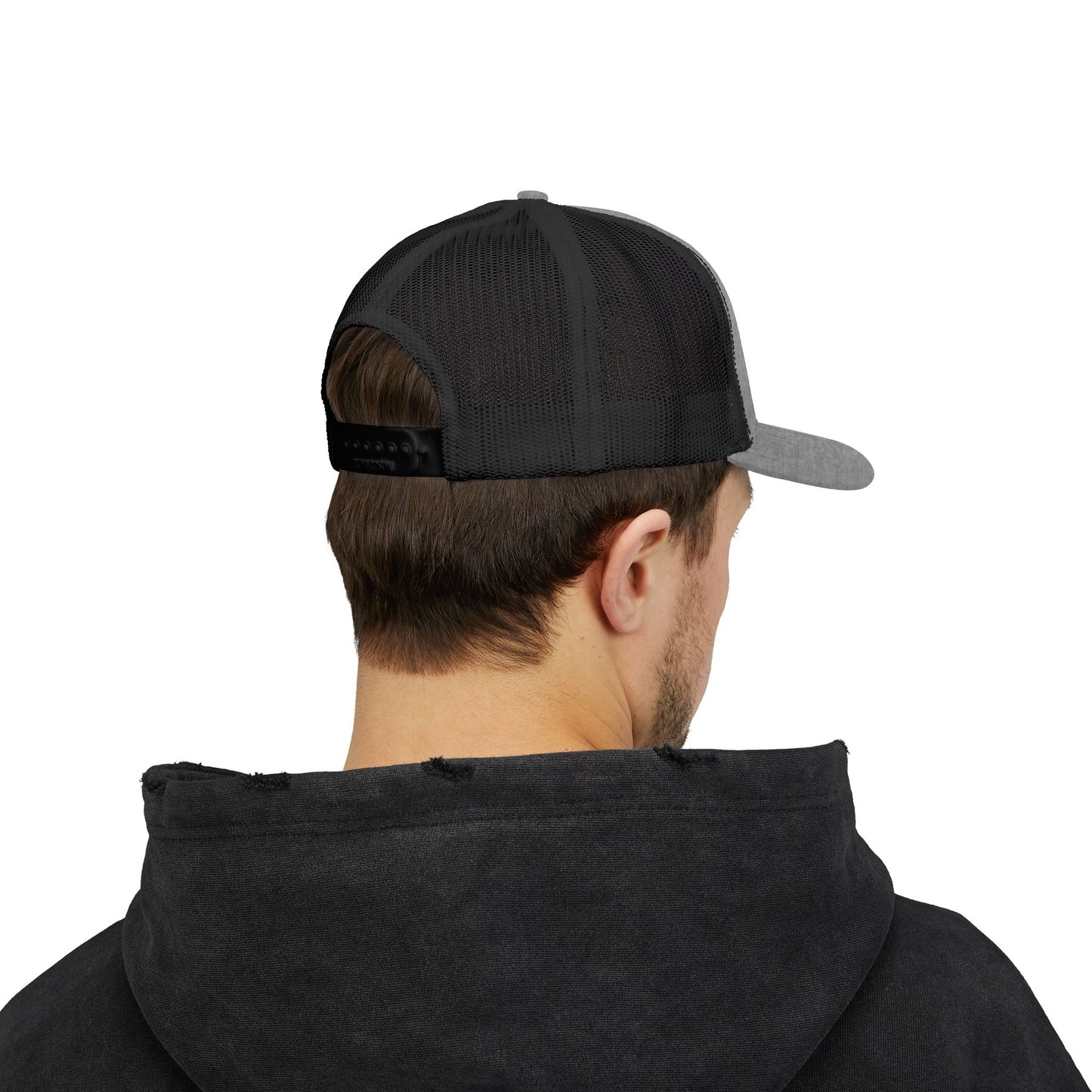 Patriotic Eagle Snapback Trucker Cap — USA Flag Graphic