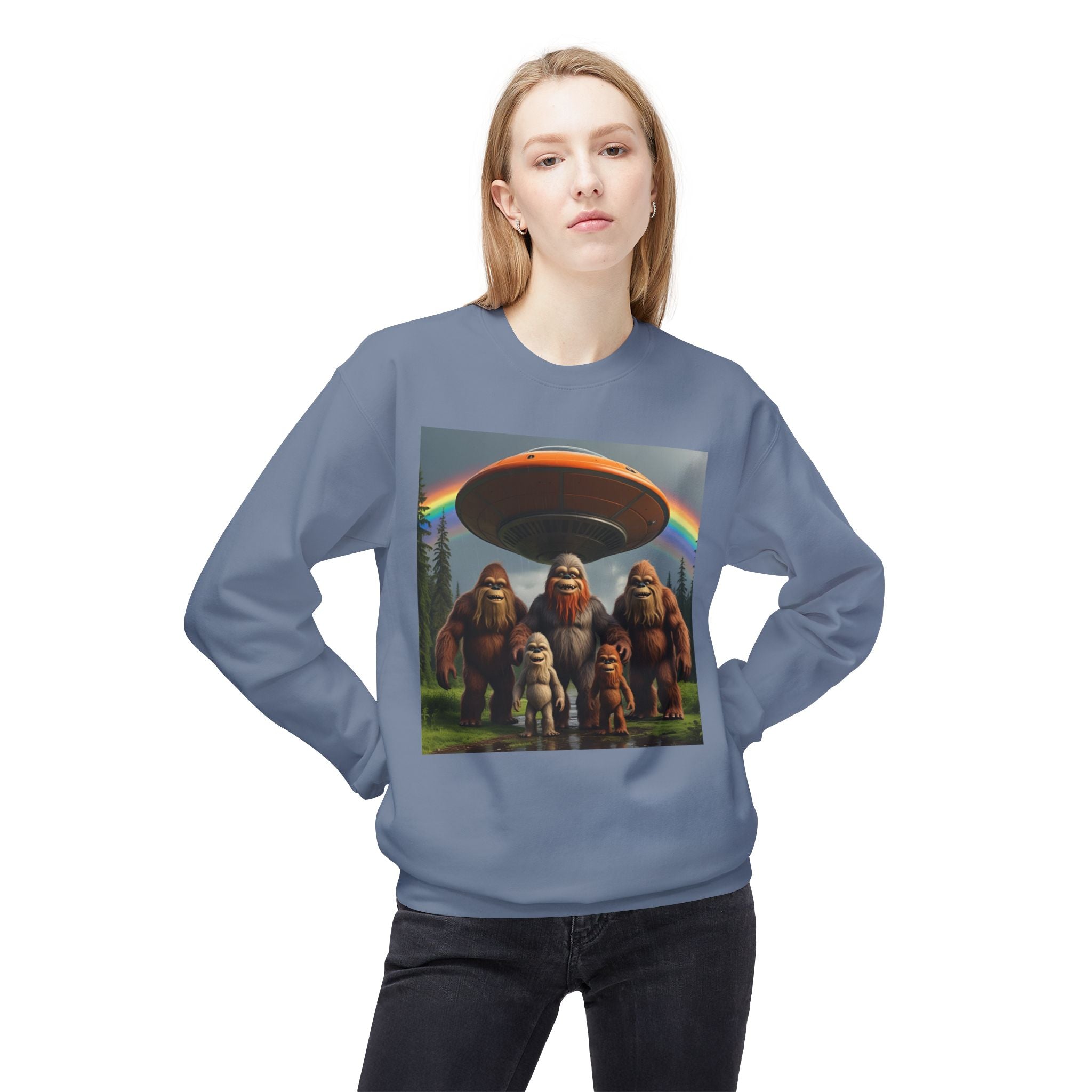 Unisex Midweight Softstyle Fleece Crewneck Sweatshirt