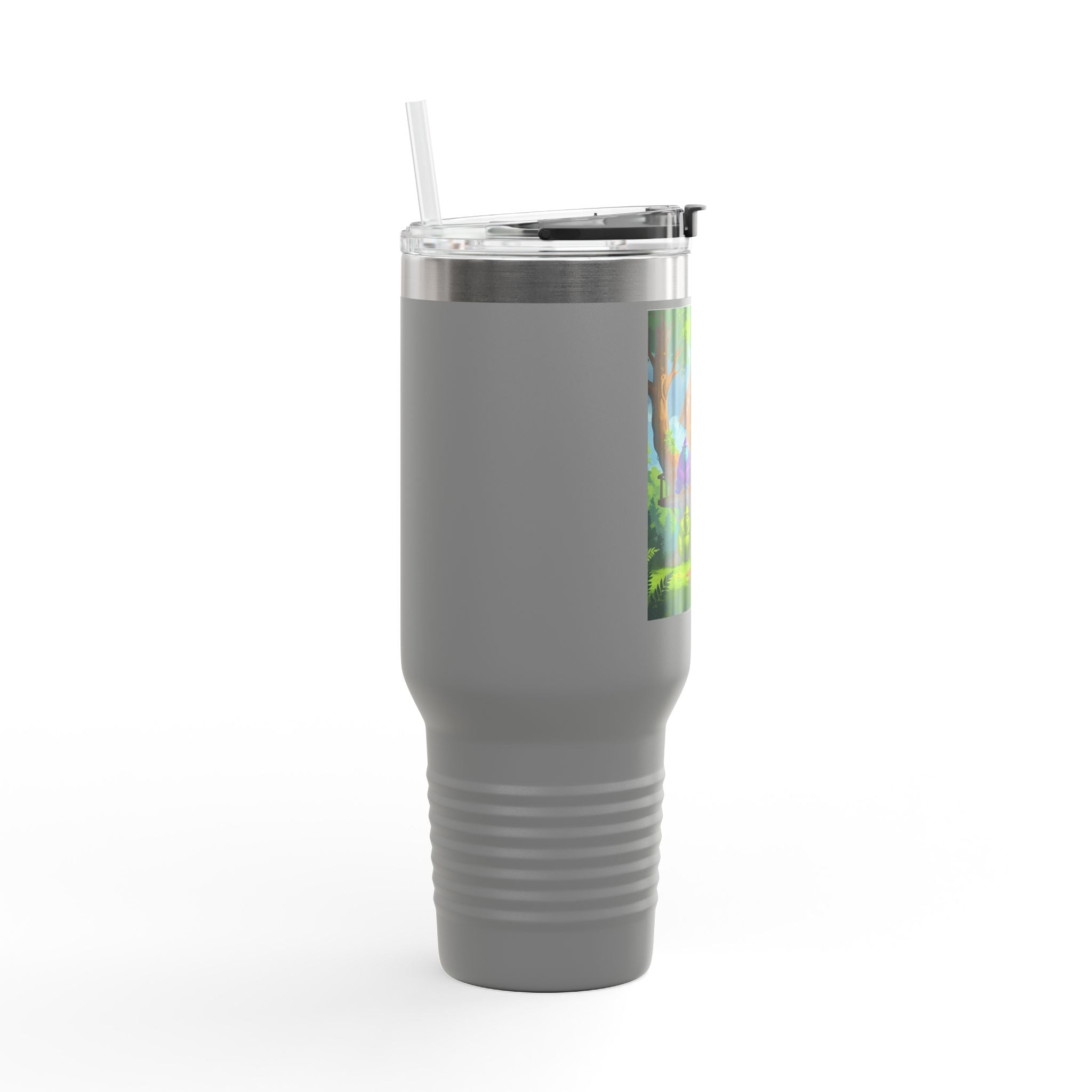 Vibrant Insulated Travel Mug, 40oz - Perfect for Outdoor Adventures, Gifts for Coffee Lovers, Eco-Friendly Insulated Drinkware