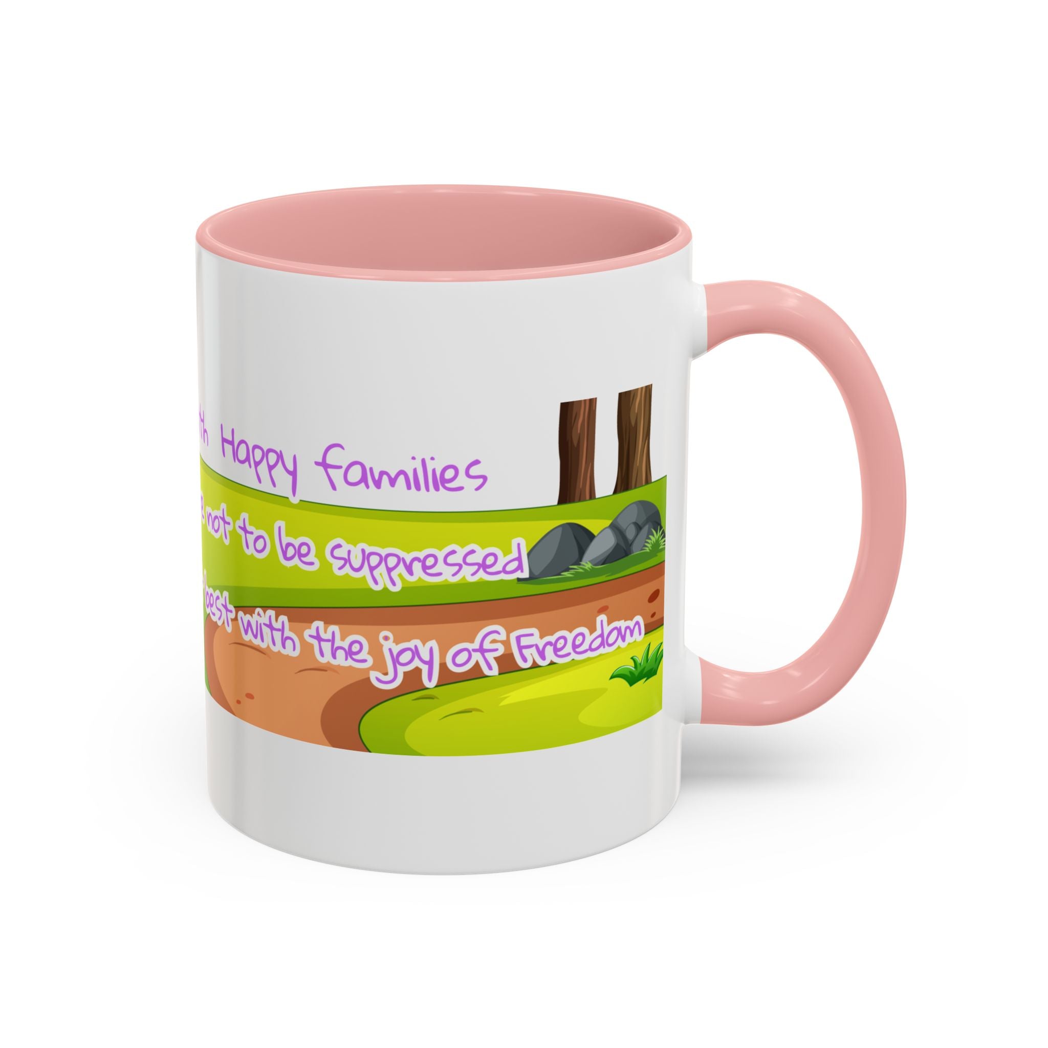 Whimsical Family Coffee Mug - Perfect Gift for Parents, Fun Kitchen Decor, Inspirational Drinkware, Housewarming Present, Joyful Vibes