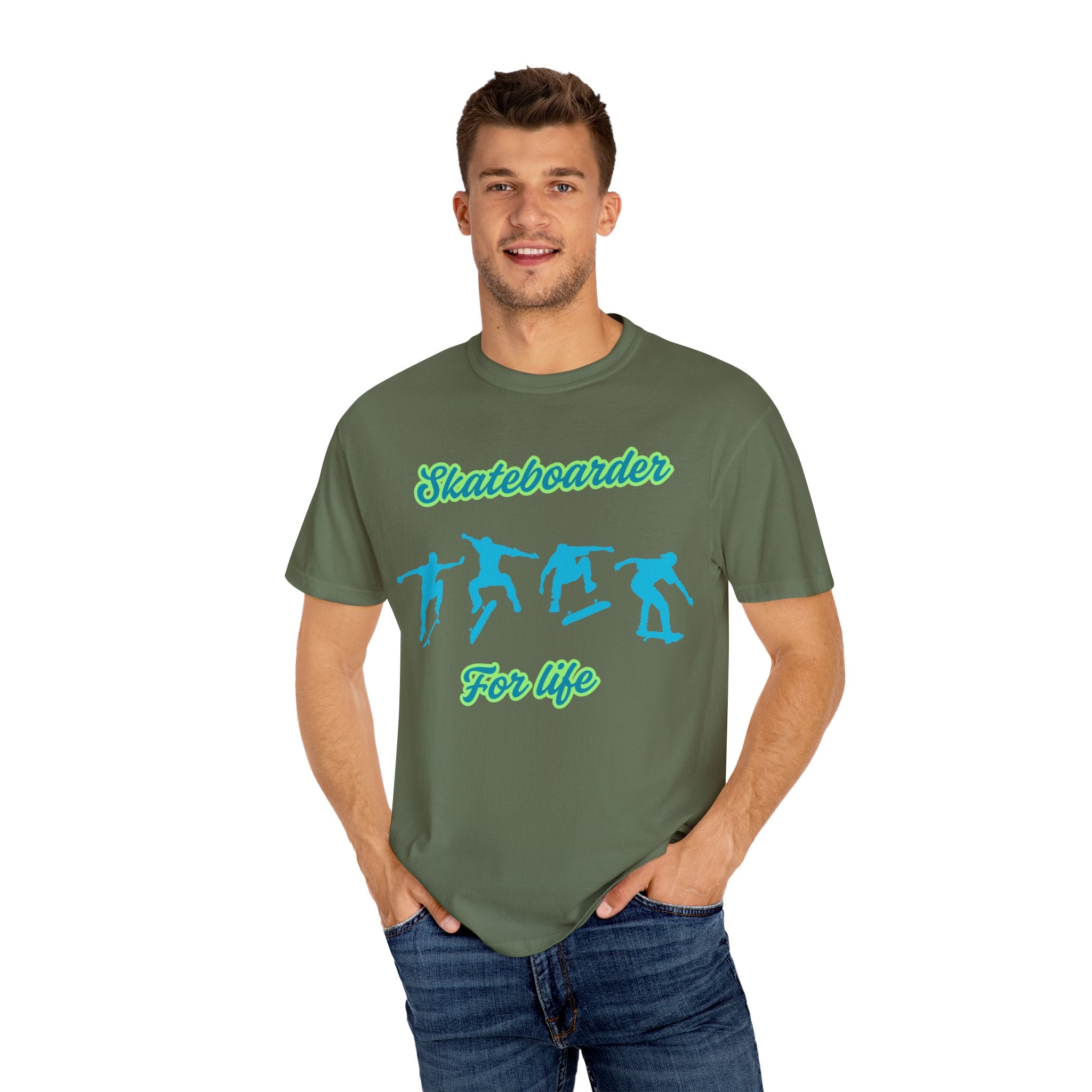 Skateboarder Life T-Shirt, Unisex Graphic Tee, Casual Wear, Gift for Skateboarders, Skate Style Apparel
