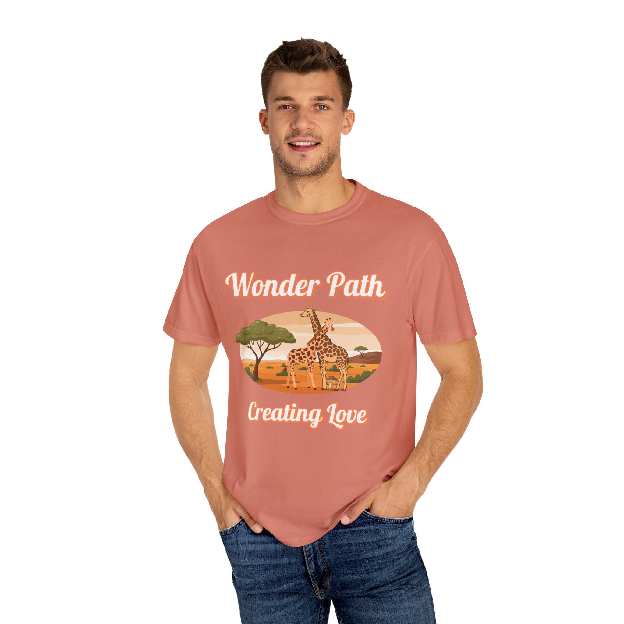Giraffe Safari «Wonder Path Creating Love» T-Shirt