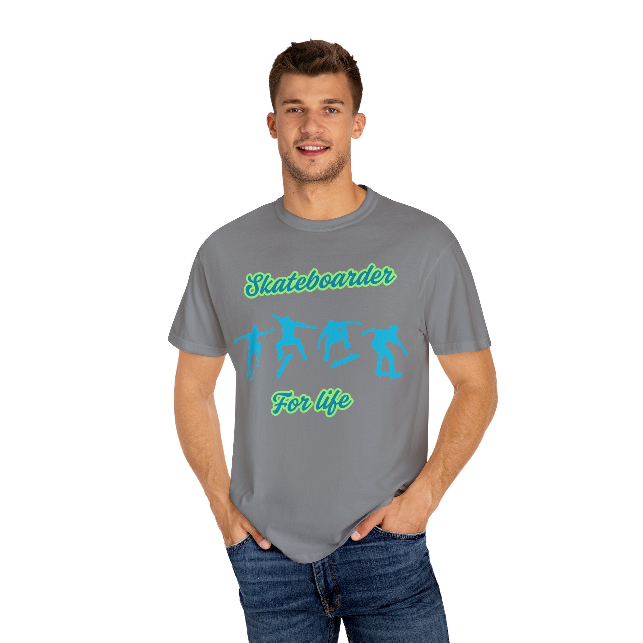 Skateboarder Life T-Shirt, Unisex Graphic Tee, Casual Wear, Gift for Skateboarders, Skate Style Apparel