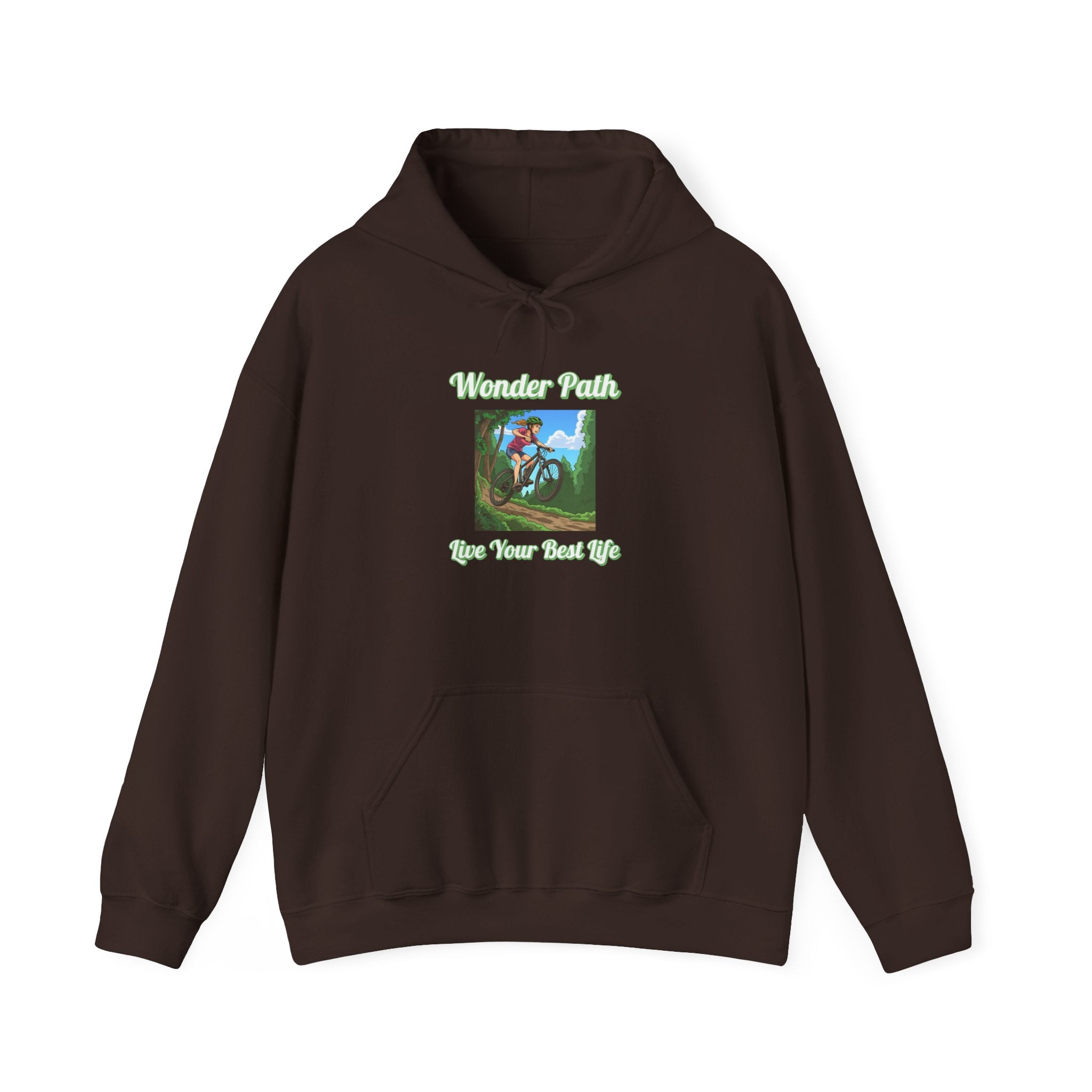 Wonder Path Unisex Hooded Sweatshirt | Inspirational Sweatshirt, Cozy Casual Wear, Gift for Nature Lovers, Unique Hoodie, Everyday Comfort