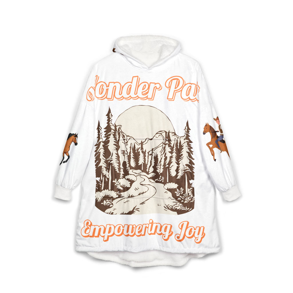 Empowering Joy Unisex Hooded Blanket