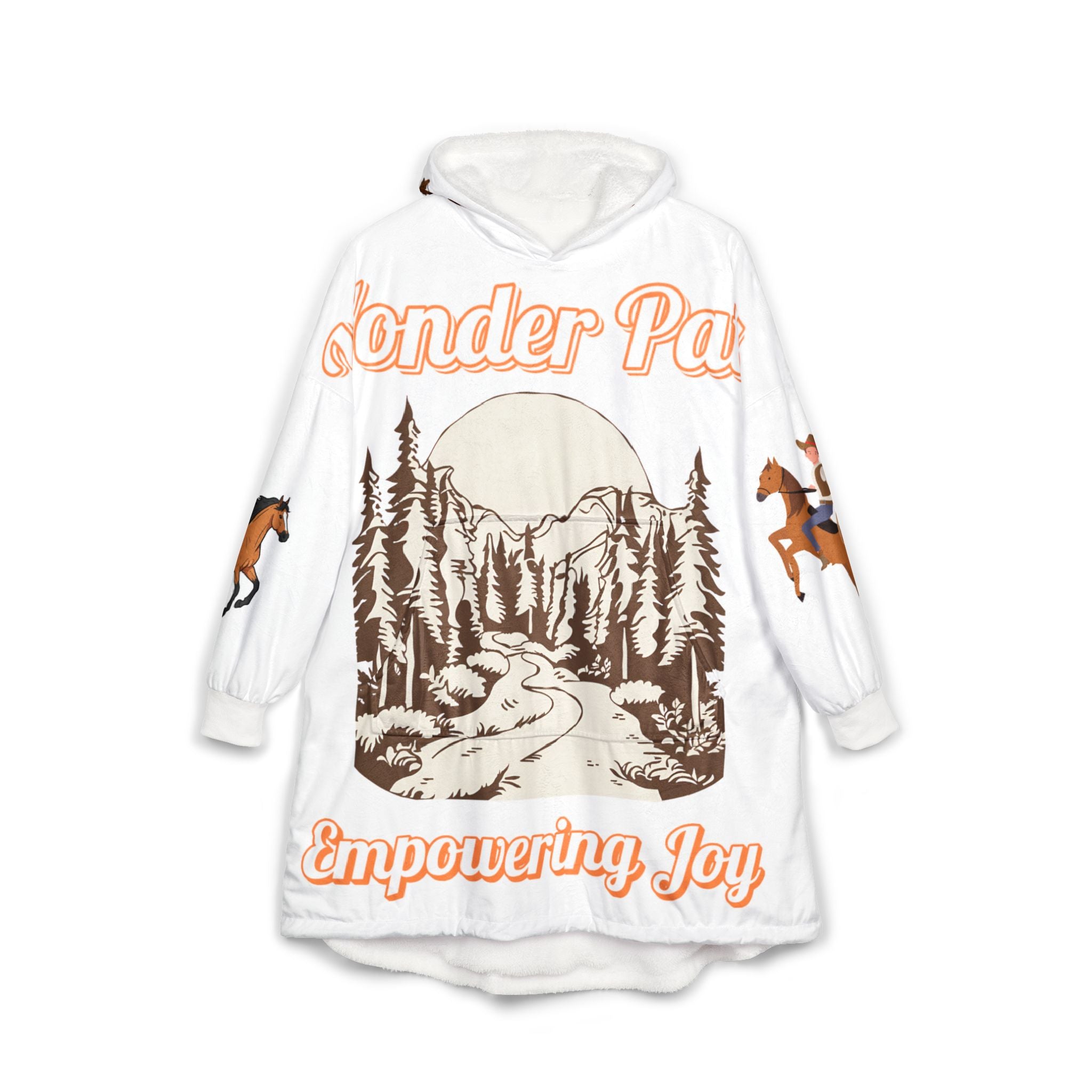 Empowering Joy Unisex Hooded Blanket