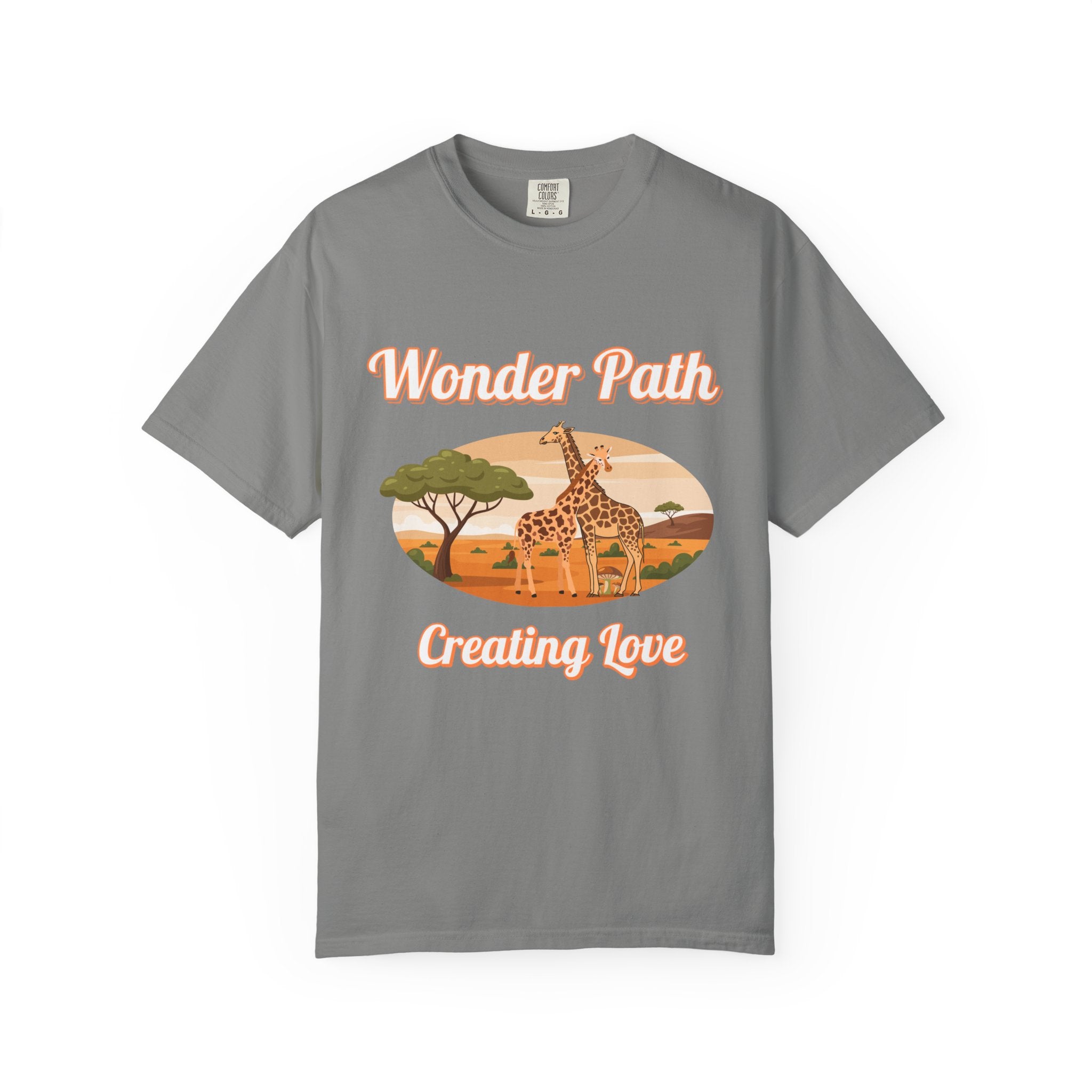 Giraffe Safari «Wonder Path Creating Love» T-Shirt