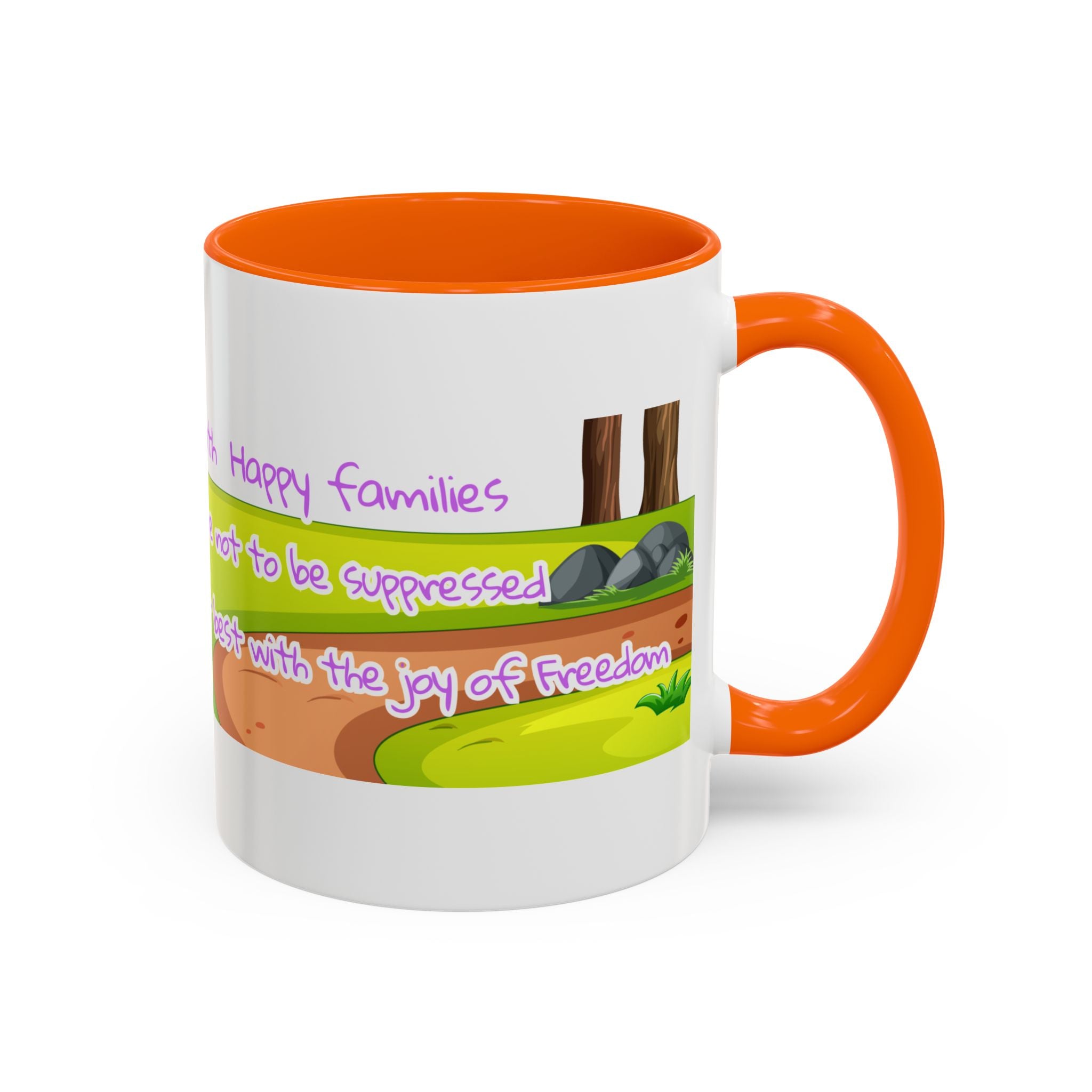 Whimsical Family Coffee Mug - Perfect Gift for Parents, Fun Kitchen Decor, Inspirational Drinkware, Housewarming Present, Joyful Vibes