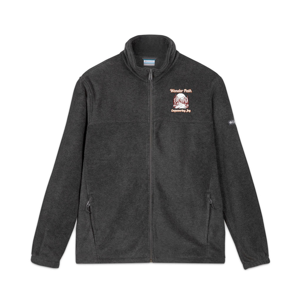 Embroidered Unisex Columbia Fleece Jacket - Cozy Style for All Seasons